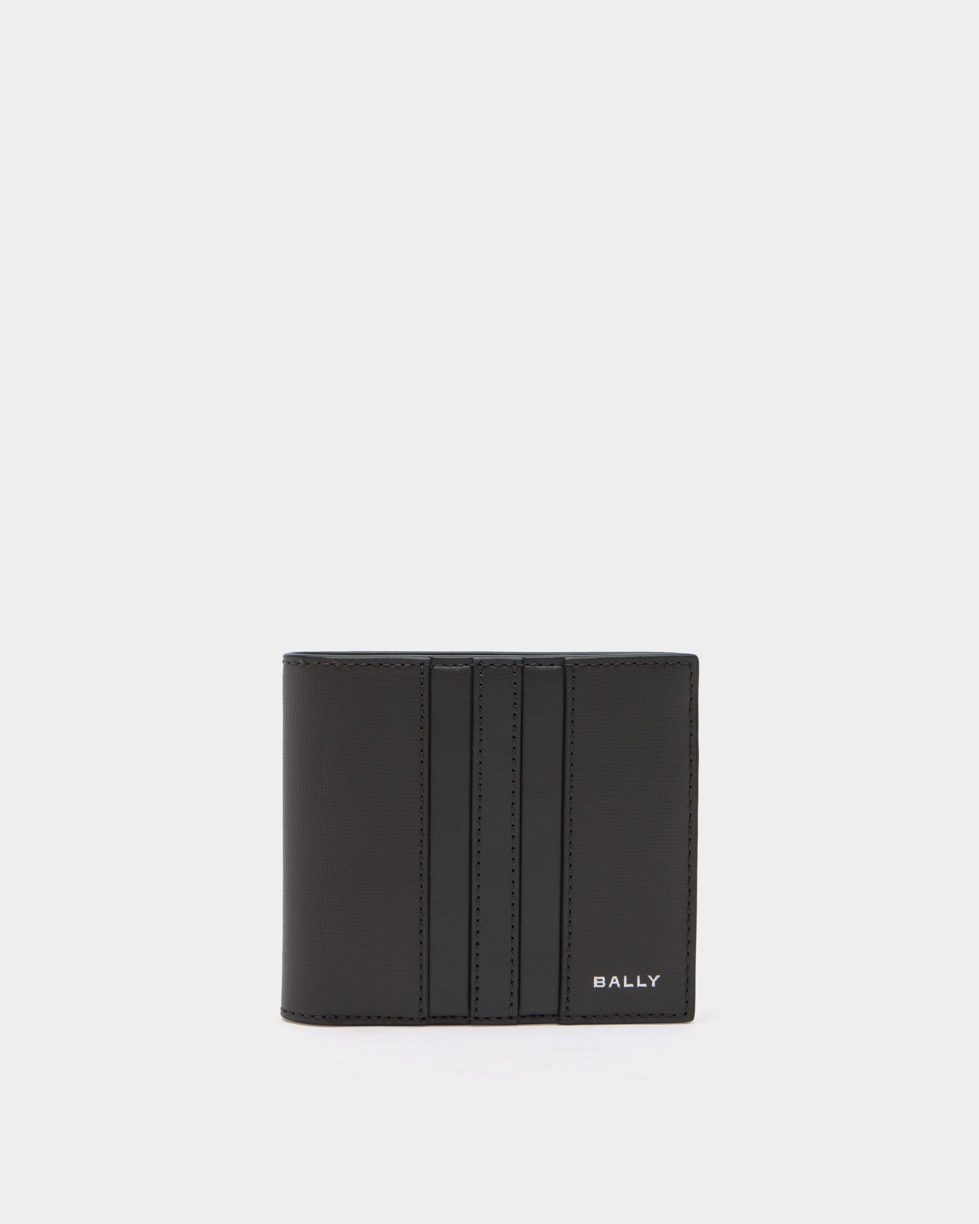 Bally Global - Mythos Bifold Wallet in Grey Recycled Leather - Grey