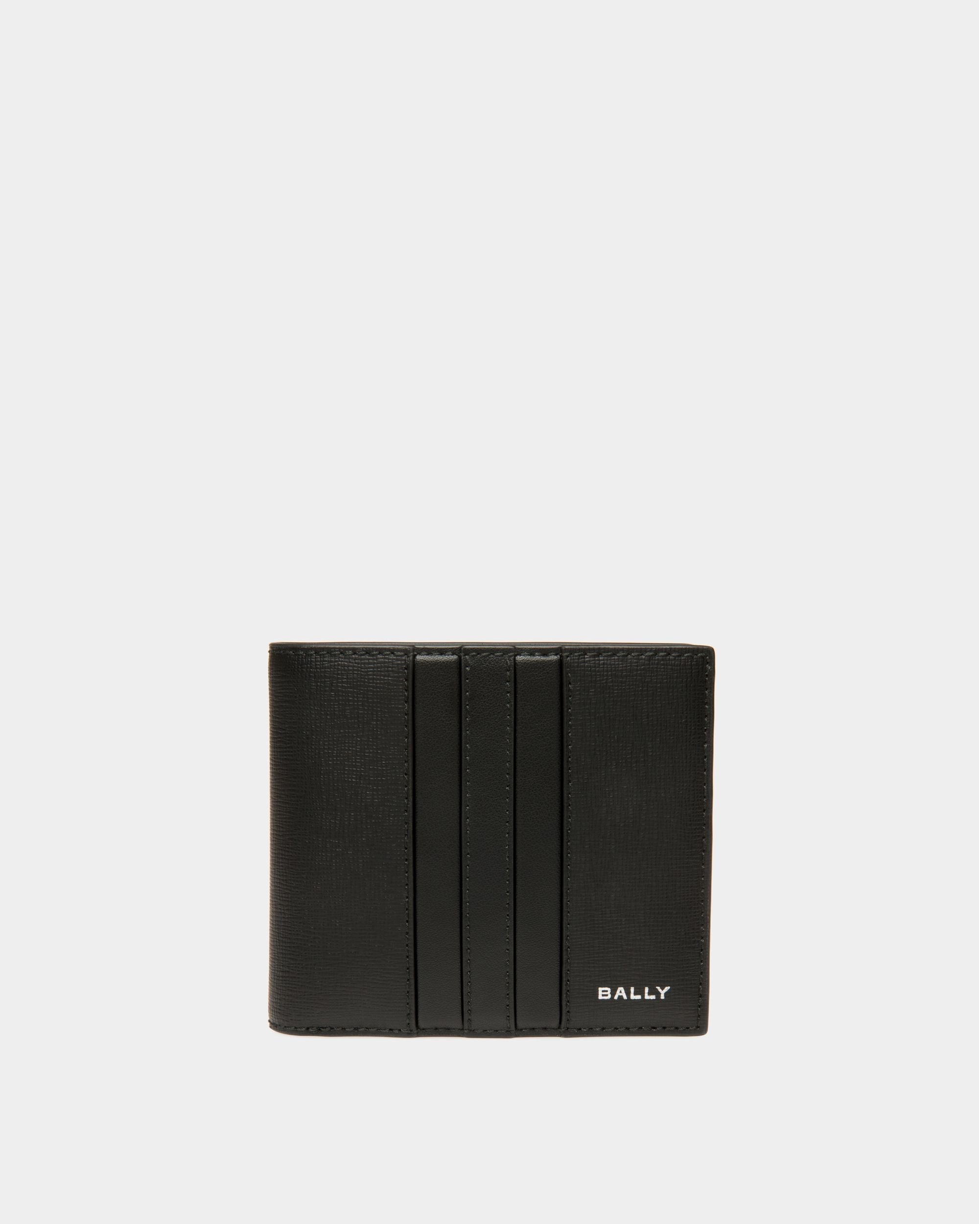 Bally Global - Mythos Bifold in Black Recycled Leather - Black