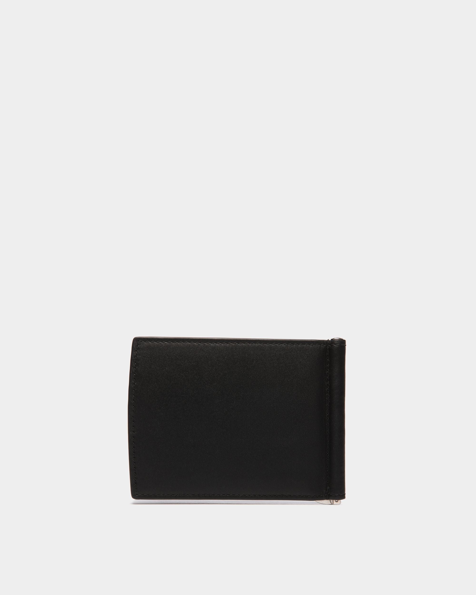 Bally Global - Deco Bifold in Black Leather - Black