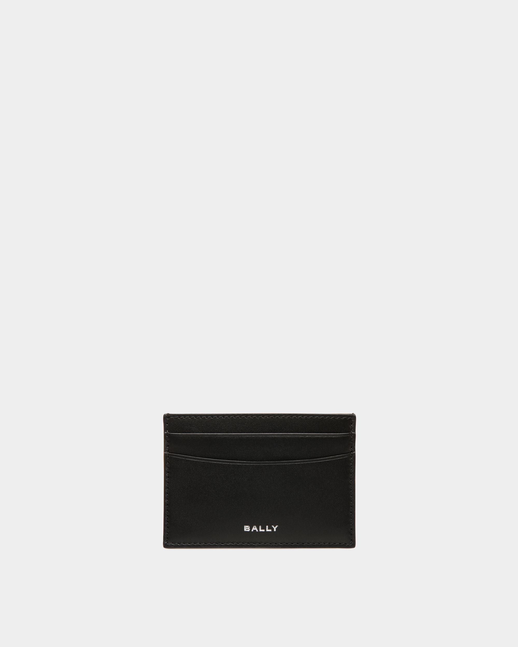 Bally Global - Deco Card Holder in Black Leather - Black