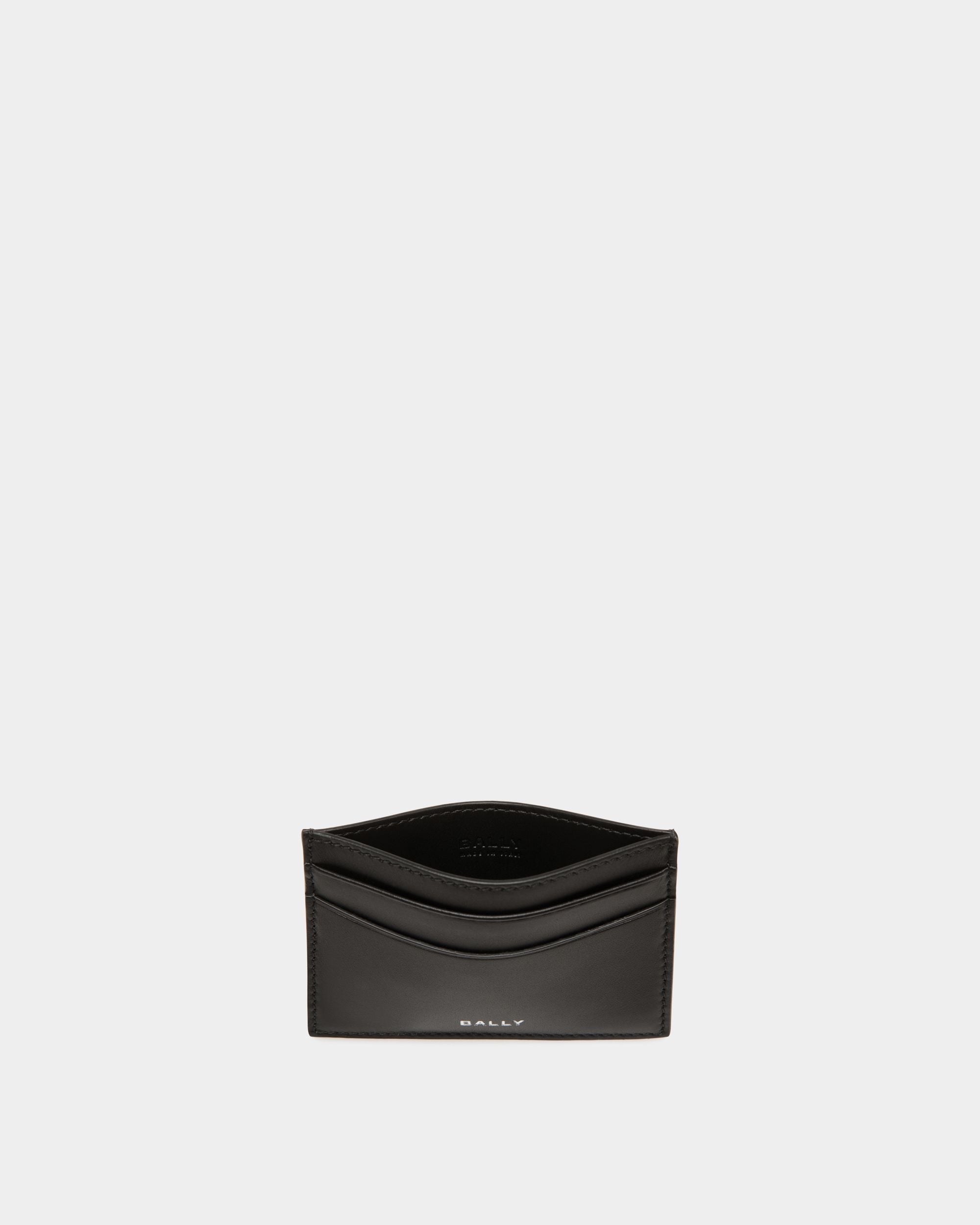 Bally Global - Deco Card Holder in Black Leather - Black