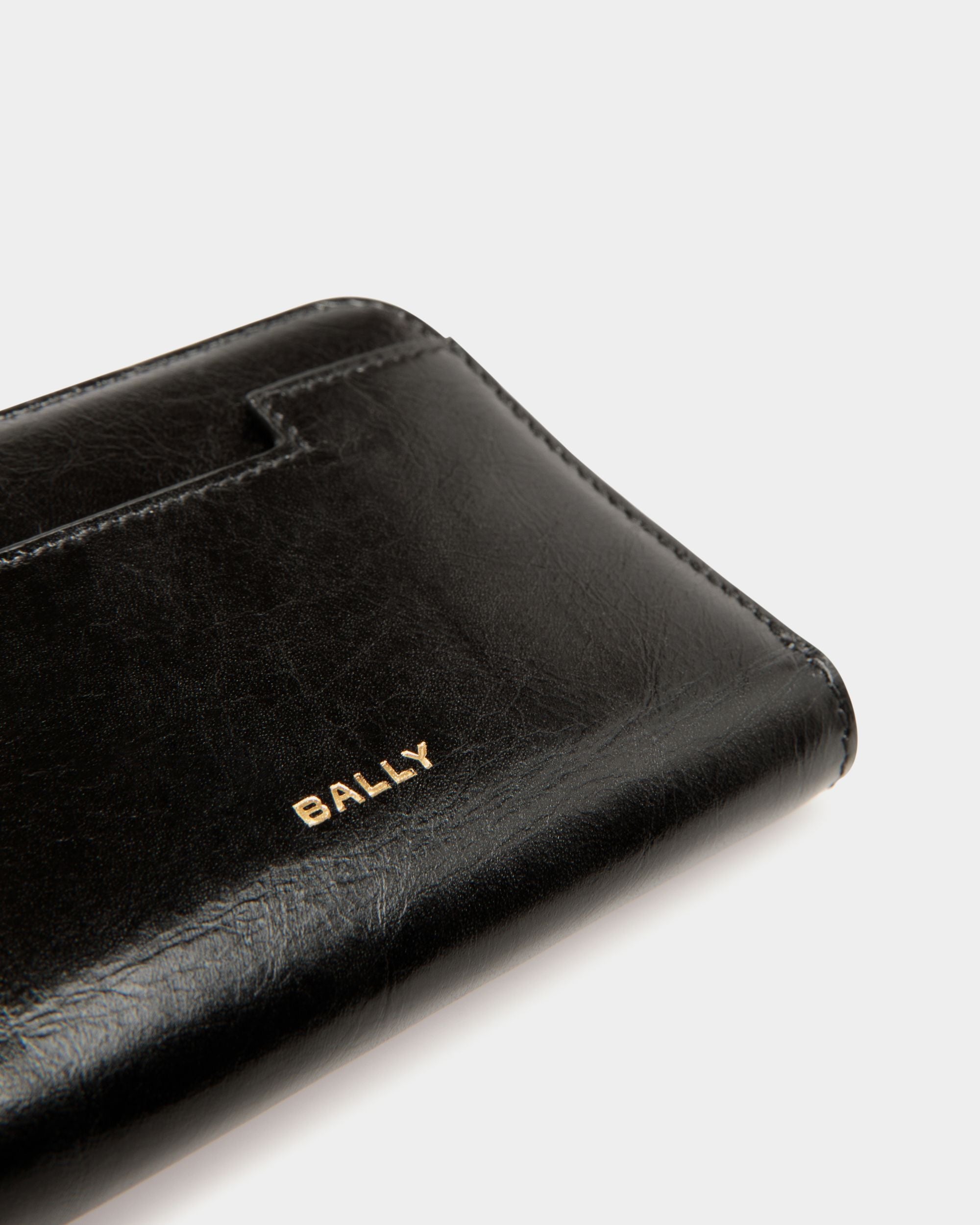 Bally Global - Cartera Plegable Easy Bally De Piel Negra - Negro