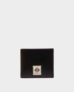 Easy Bally Bifold In Black Leather