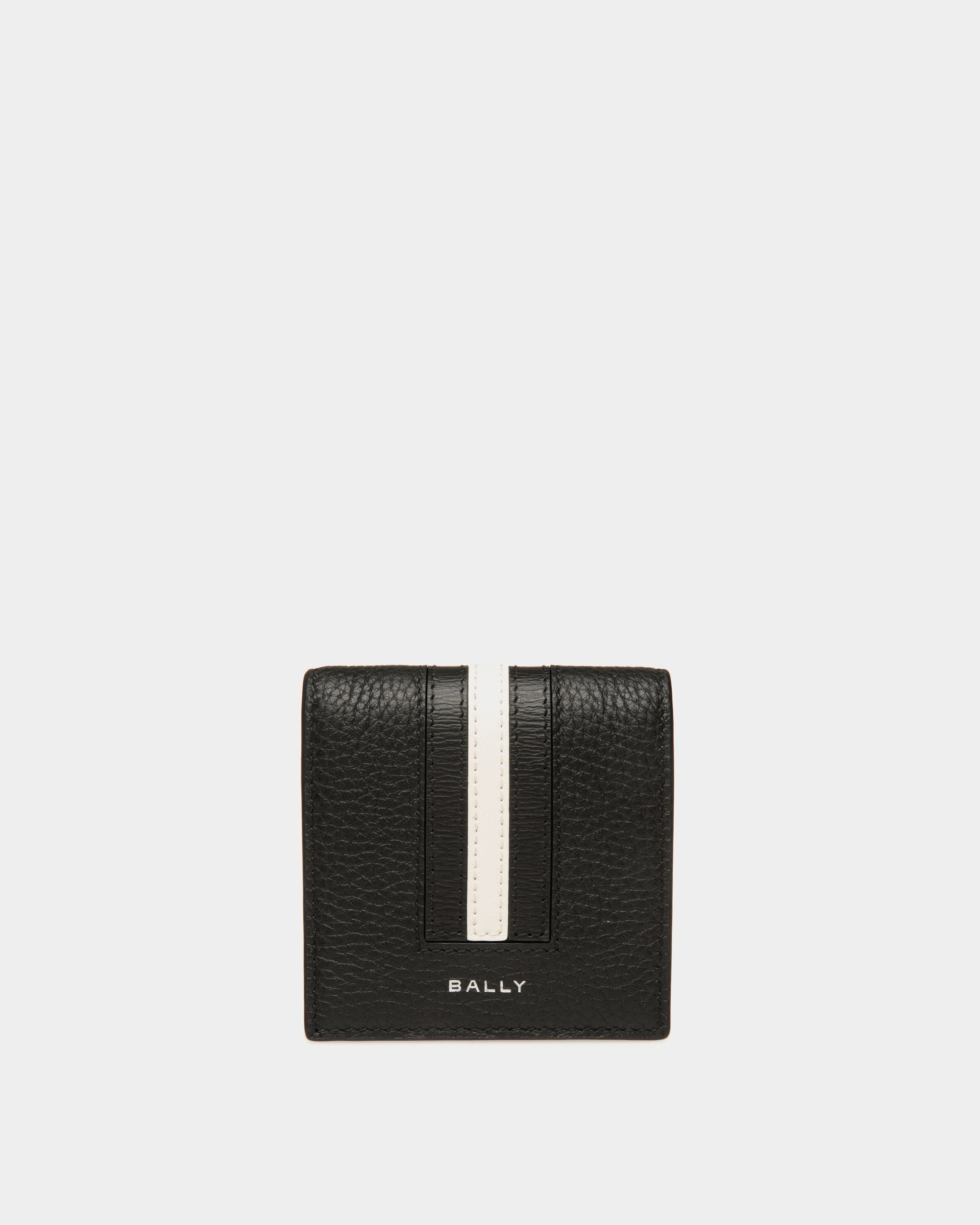 Bally Global - Ribbon Coin Case in Black Leather - Black