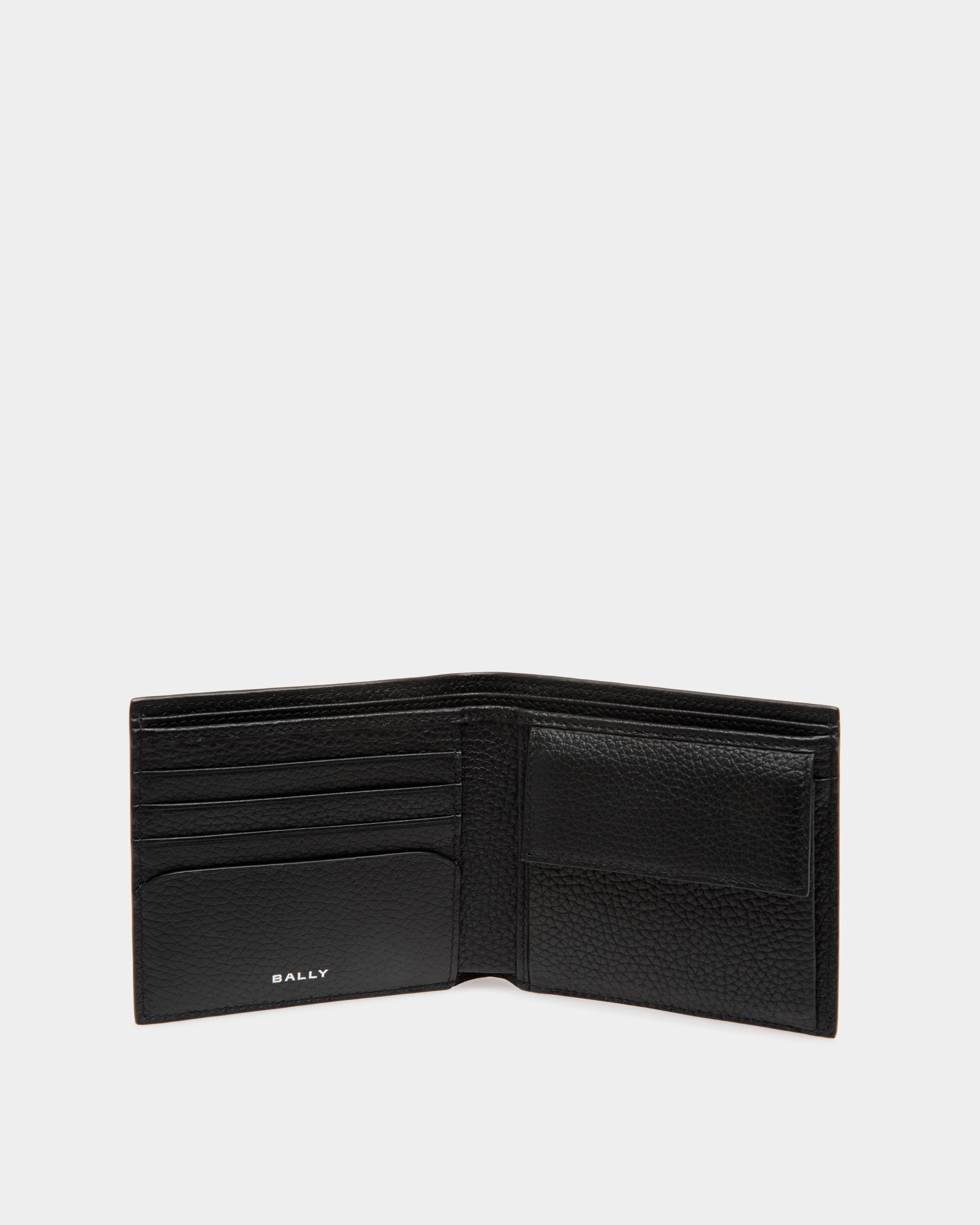 Bally Global - Cartera Plegable Oeden De Piel Negra - Negro