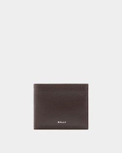 Portefeuille Capitol En Cuir Grainé Ebano