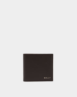 Bally Essential Wallet in Ebano And Red Grained Leather