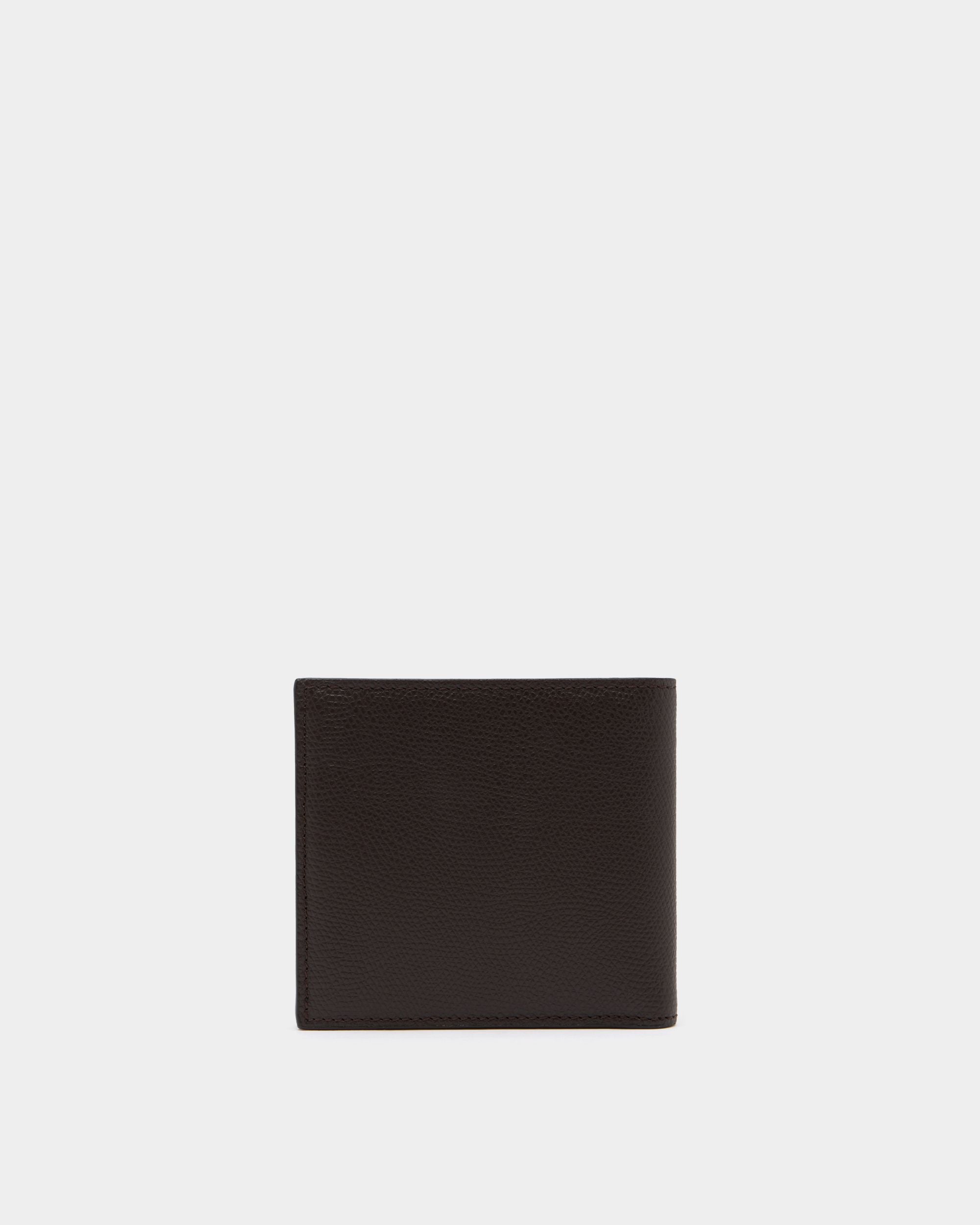 Bally Global - Bally Essential Wallet in Ebano And Red Grained Leather - Multicolor