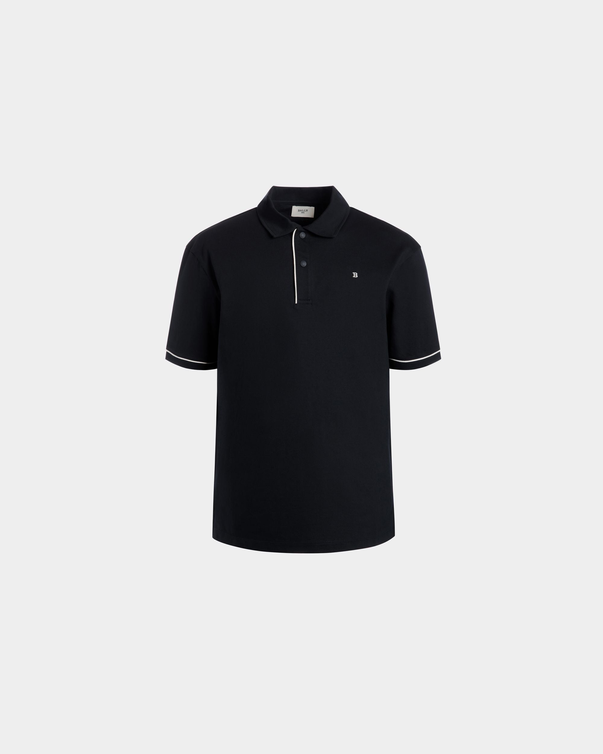Bally Global - Polo In Blue Mix Poly And Cotton - Blue
