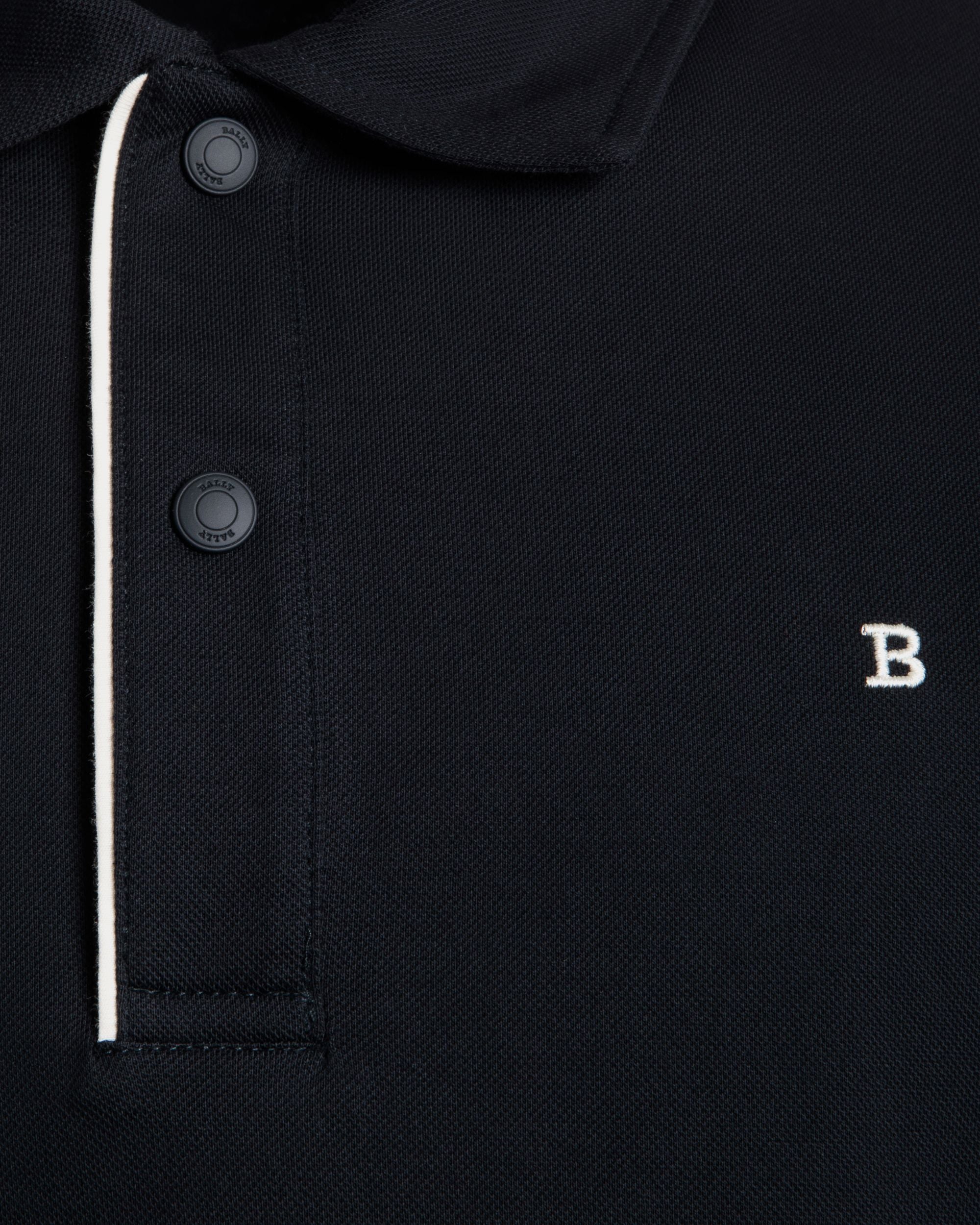Bally Global - Polo In Blue Mix Poly And Cotton - Blue