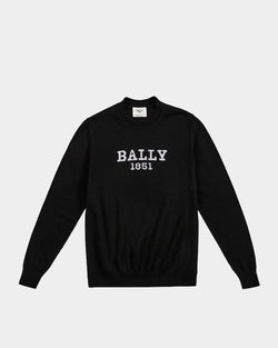 Men's Black Logo Sweater