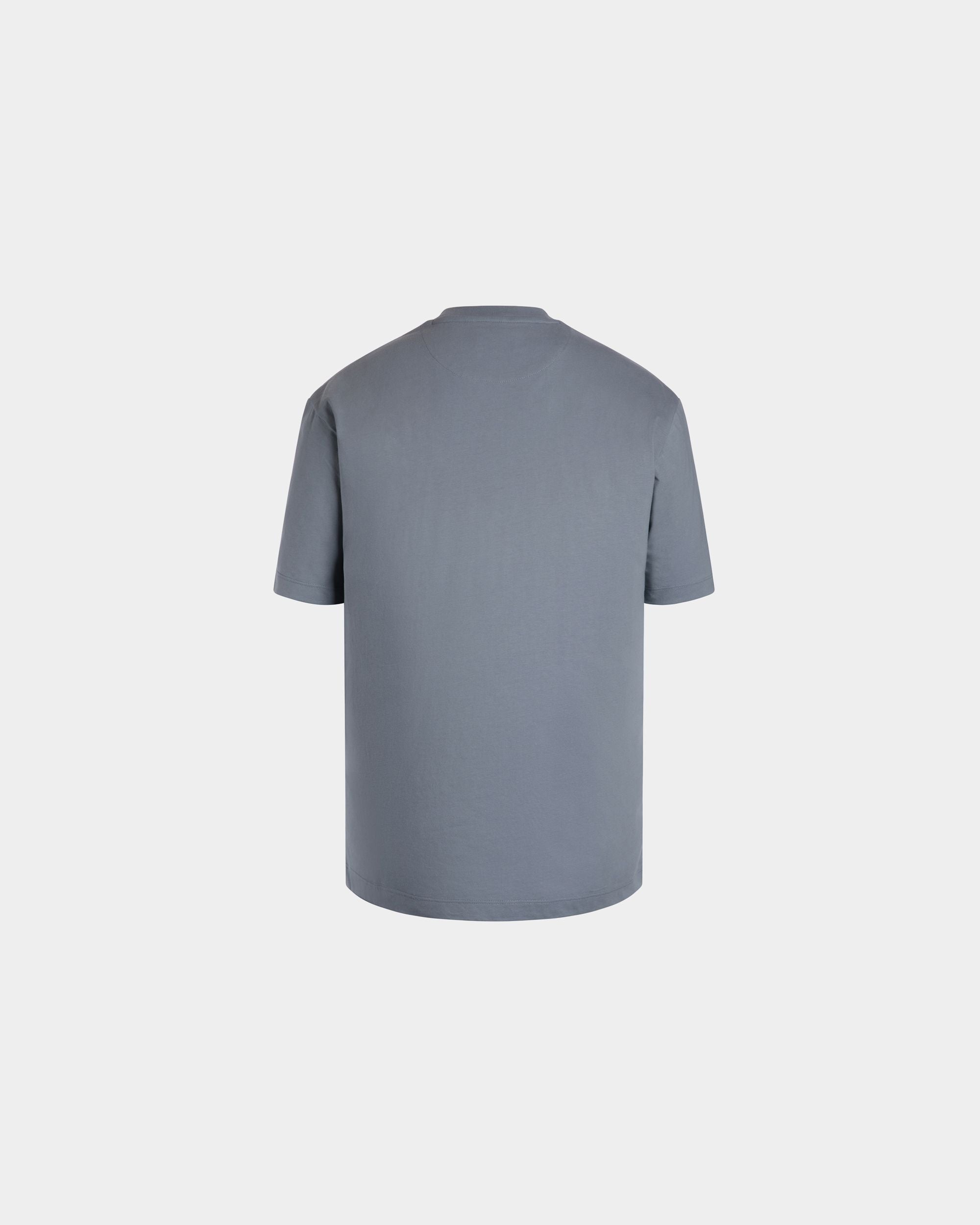 Bally Global - T-Shirt In Grey Cotton - Grey