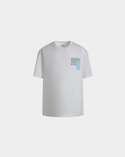 T-Shirt En Maille De Coton Blanche