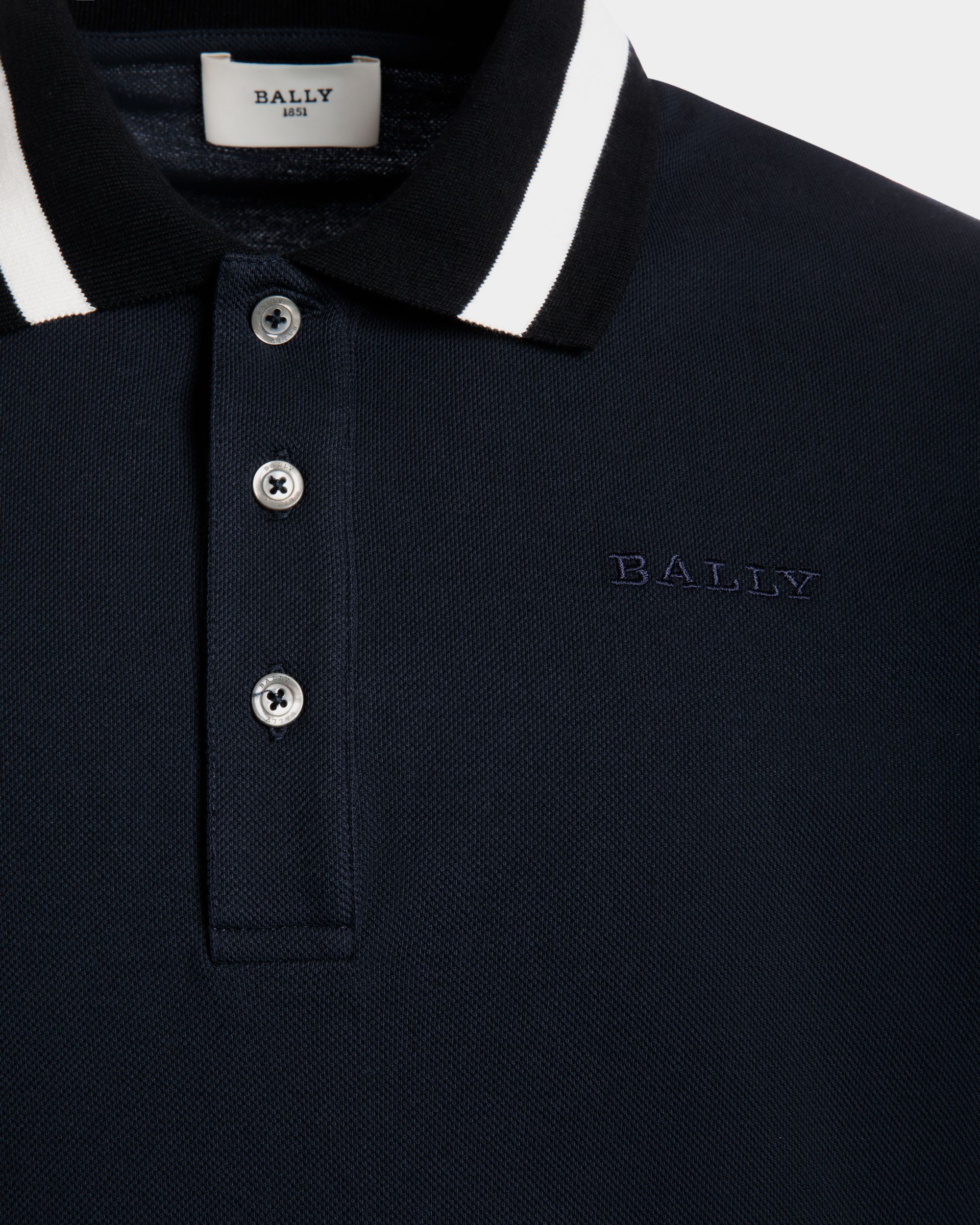 Bally Global - Polo In Blue Cotton - Blue