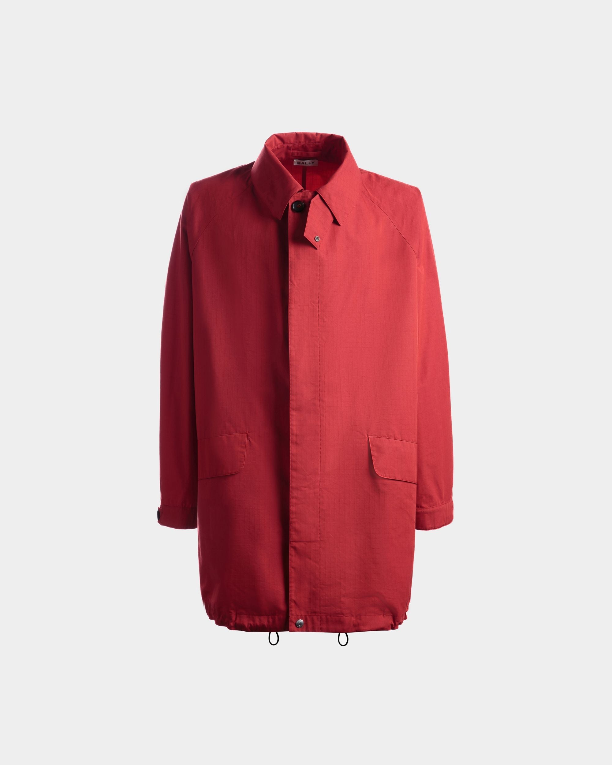 Bally Global - Abrigo De Nailon Candy Red - Rojo