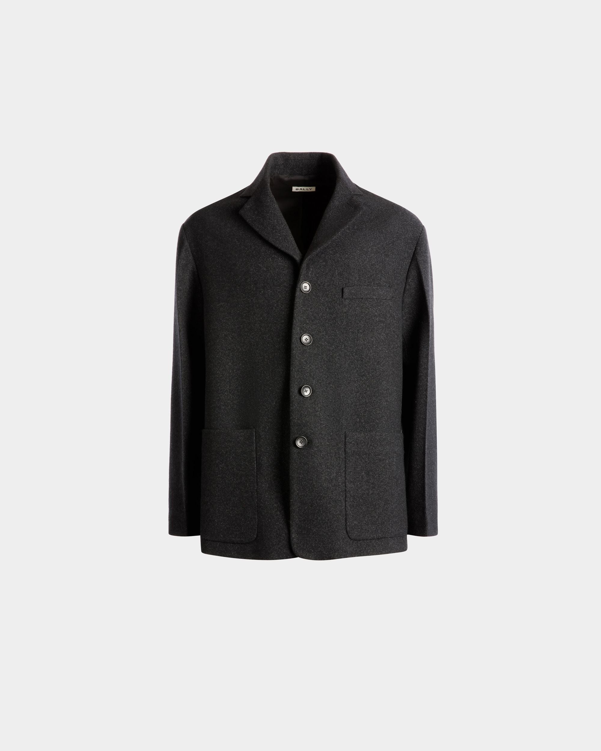 Bally Global - Blazer In Dark Grey Wool - Gris