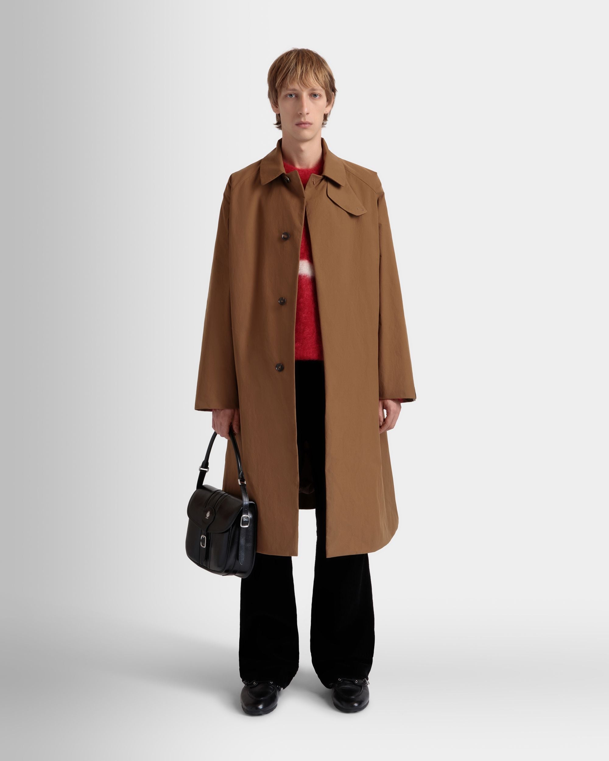 Bally Global - Gabardina De Nailon Marrón - Marrón
