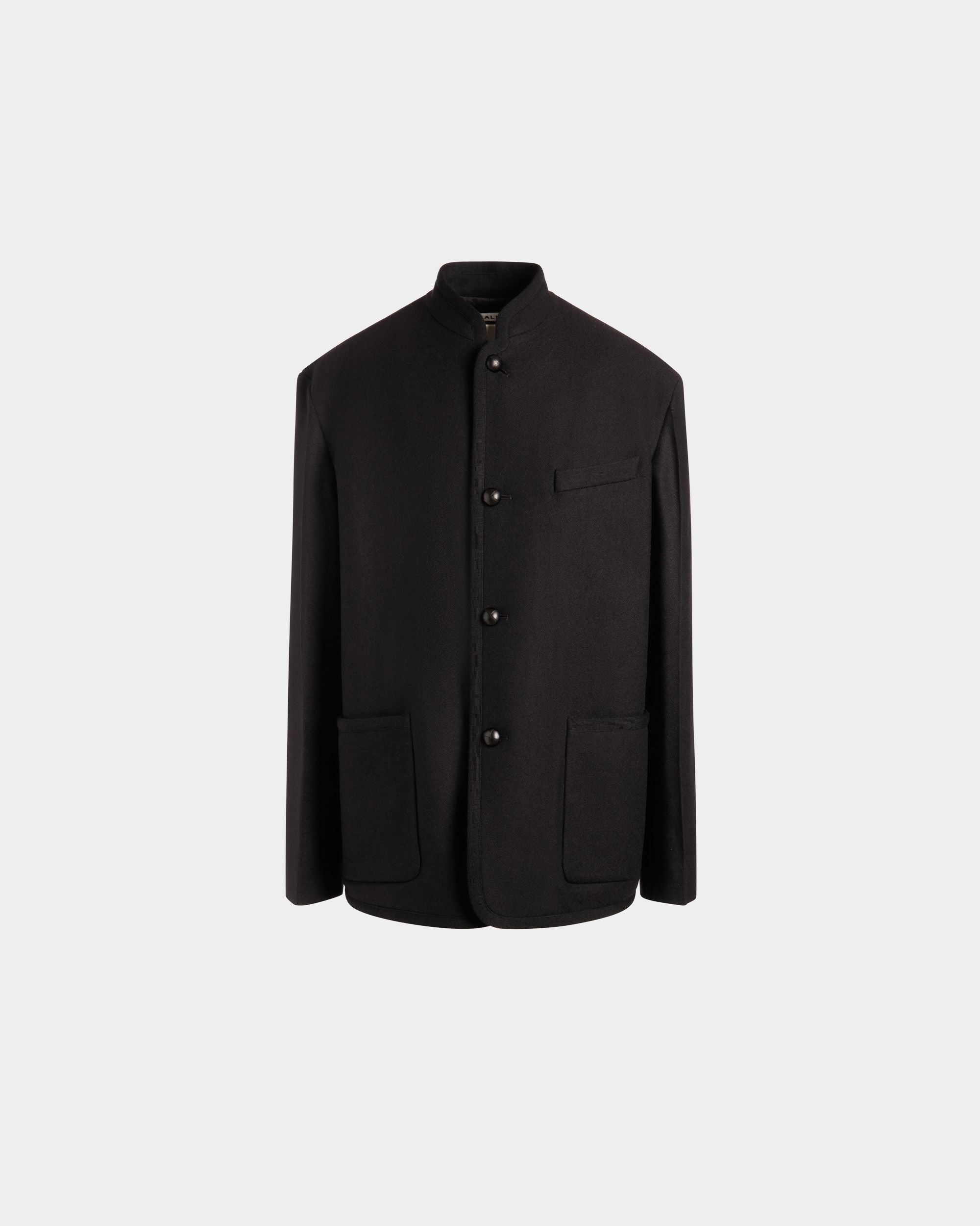 Bally Global - Winter Capsule Blazer in a Black Wool Blend - Black