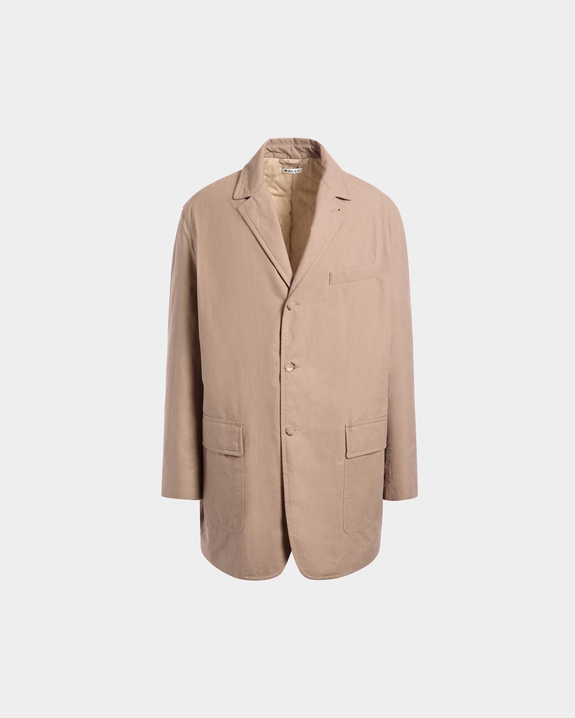 Bally Global - Car Coat in Beige Cotton - Beige