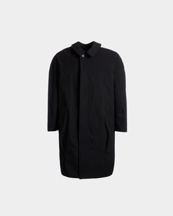 Coat in Black Polyester