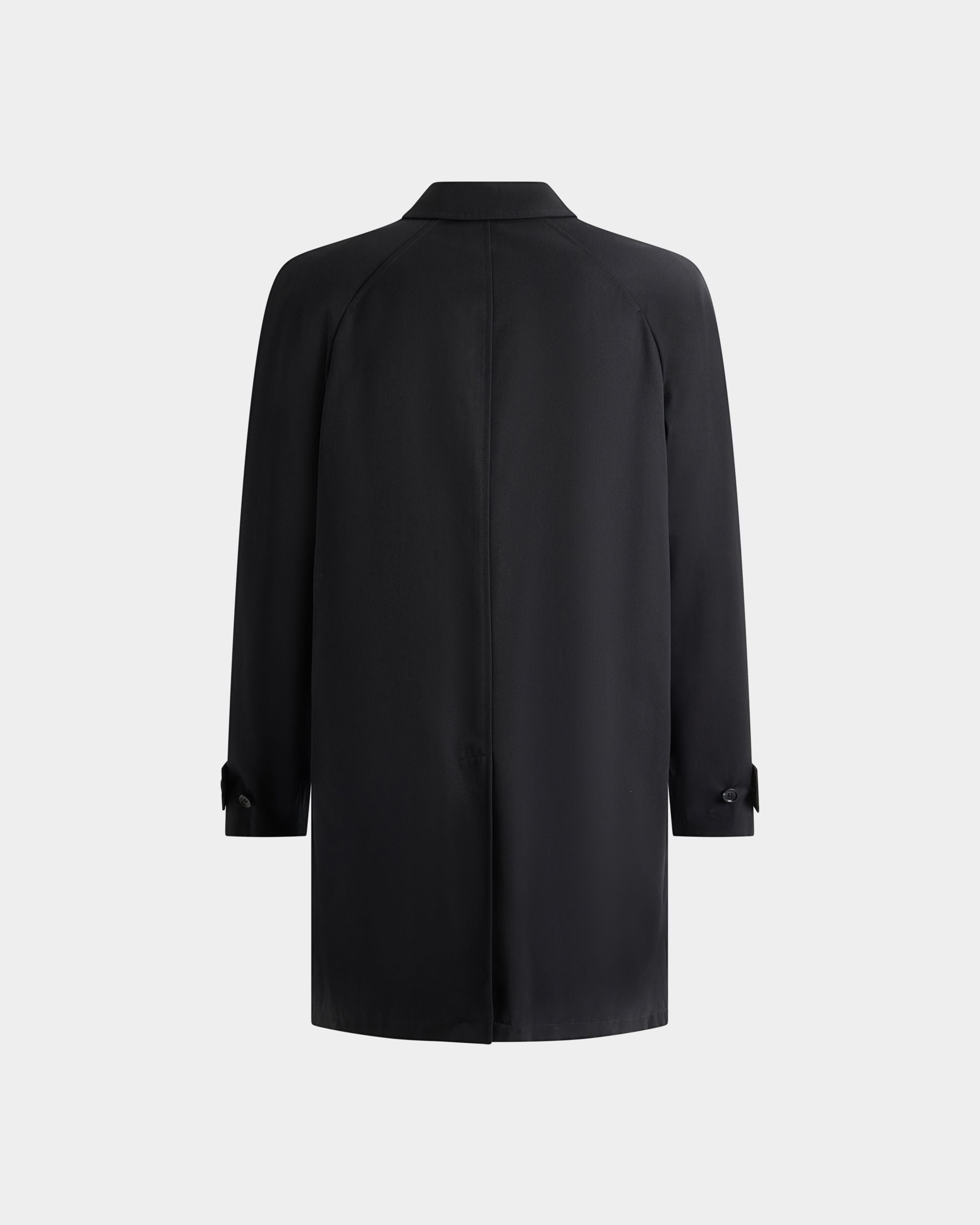 Bally Global - Manteau Car en mélange de coton et de polyester Navy Blue - Bleu