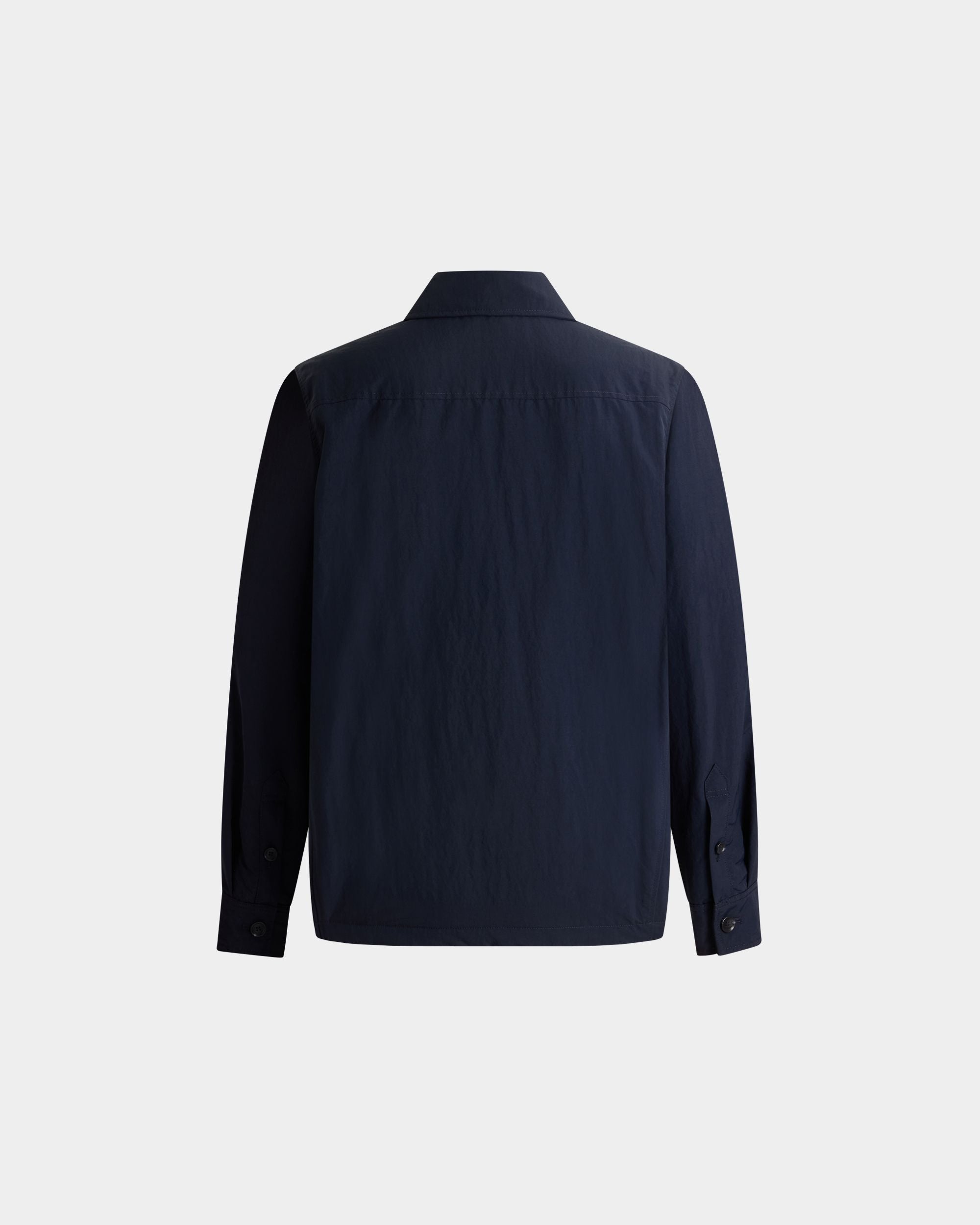 Bally Global - Overshirt in Navy Blue Nylon - Blue