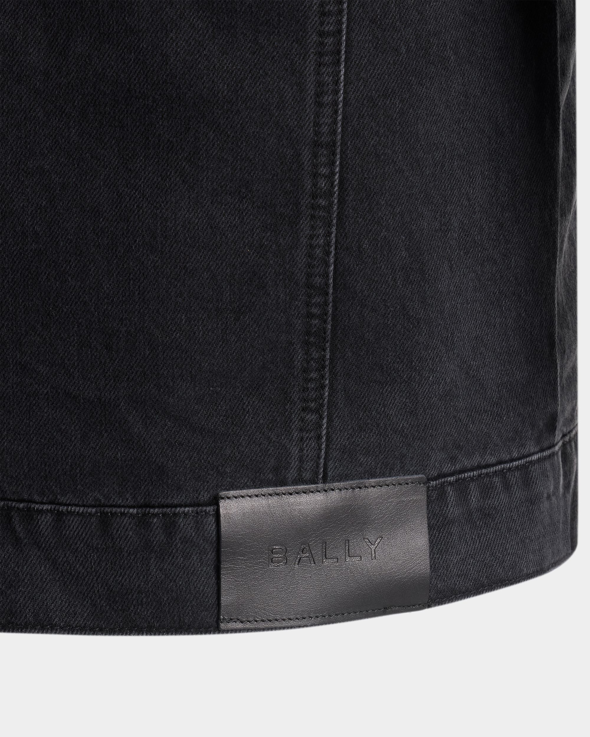 Bally Global - Trucker Jacket in Dark Grey Cotton - Grey
