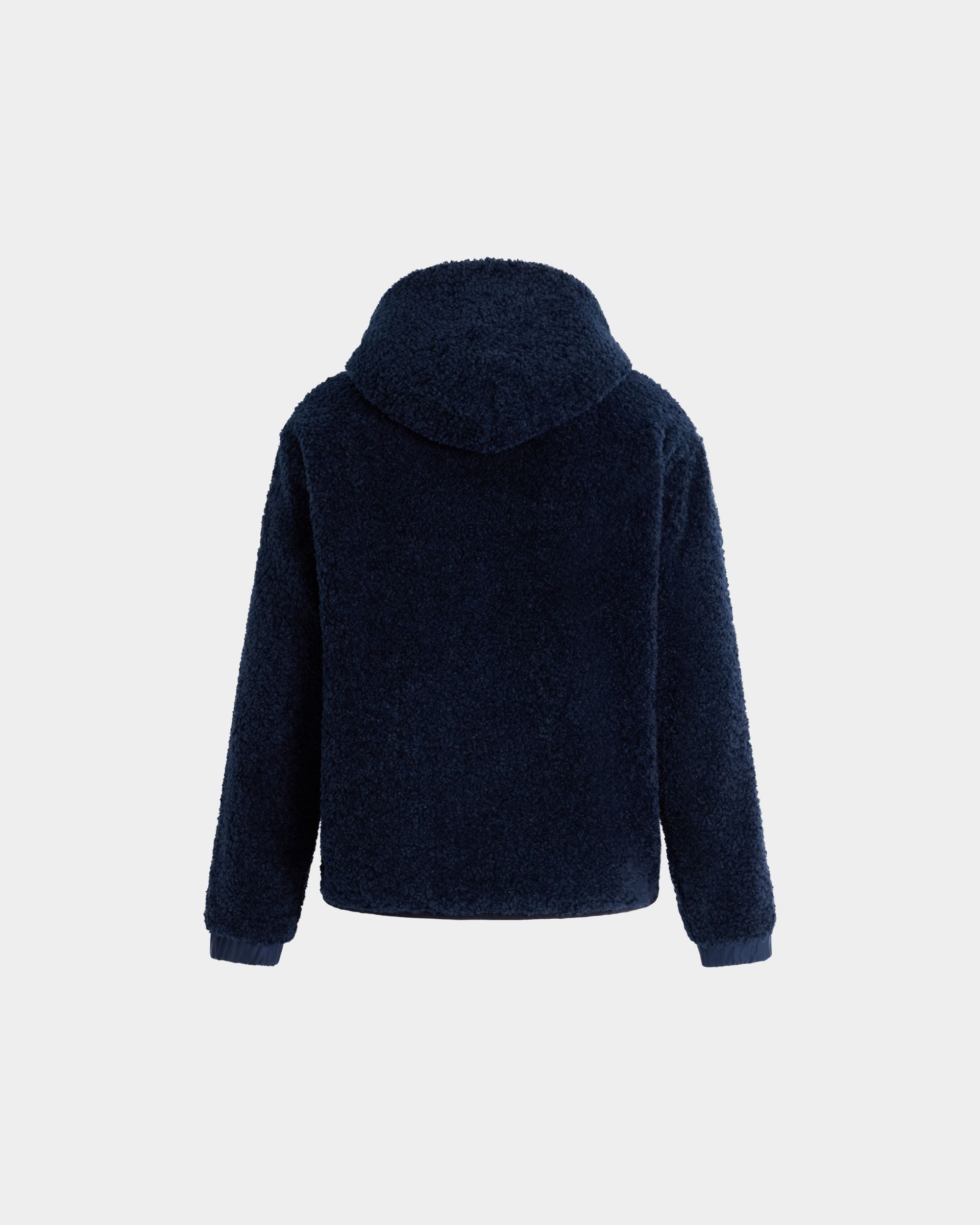 Bally Global - Fleece Jacket in Navy Blue Polyester - Blue
