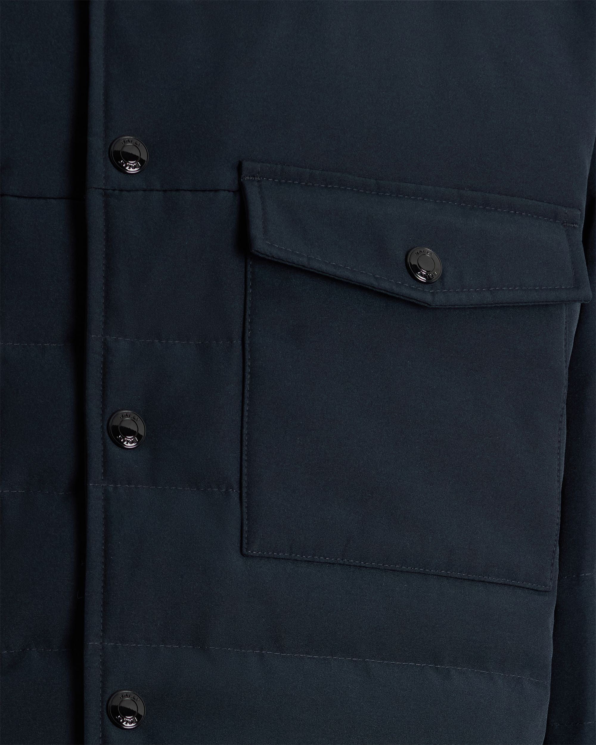 Bally Global - Overshirt in Navy Blue Cotton-Polyester Fabric - Blue