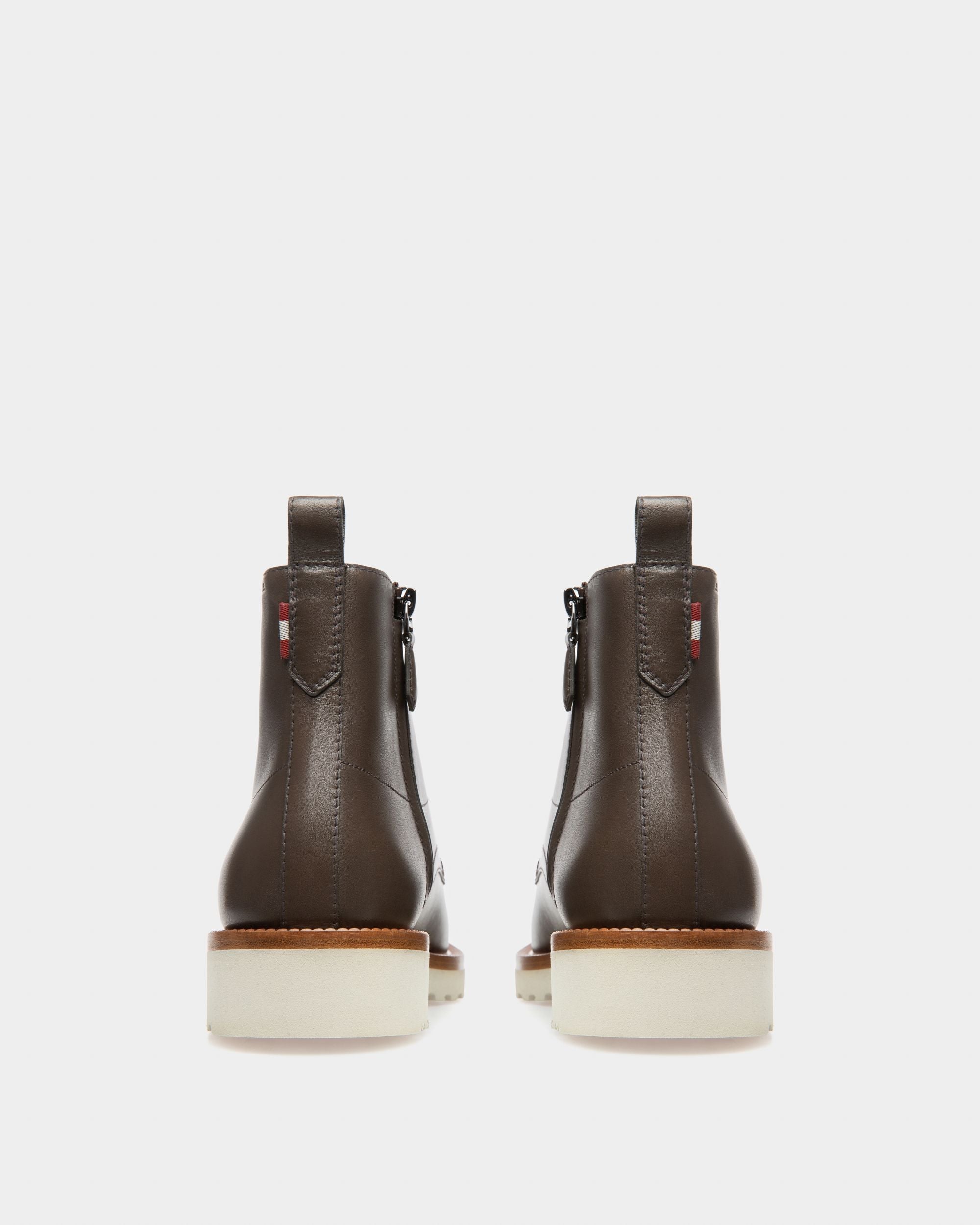 Bally Global - Bota Nottingham De Piel Verde Militar - Verde