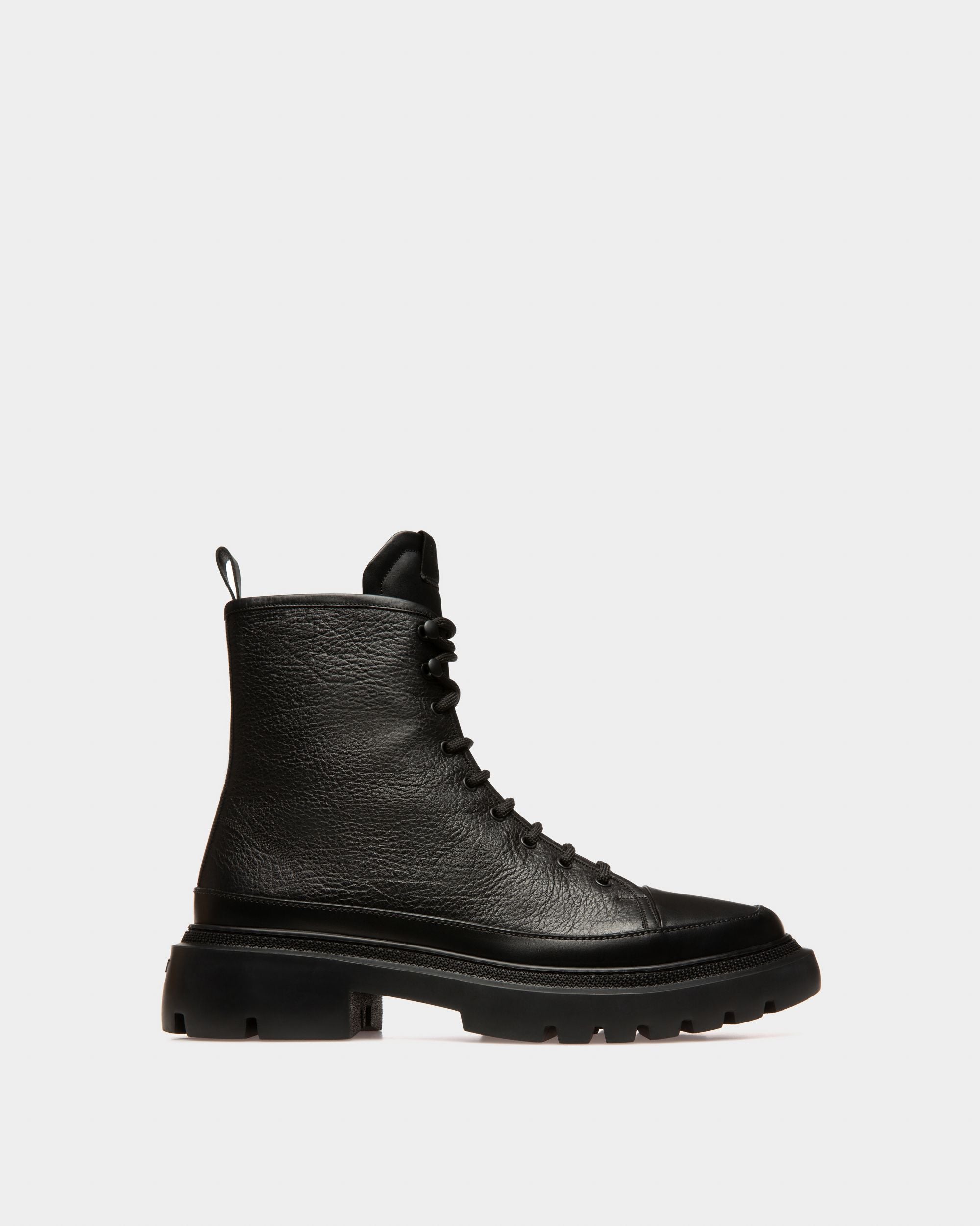 Bally Global - Vatiz Botines En Cuero De Color Negro - Negro