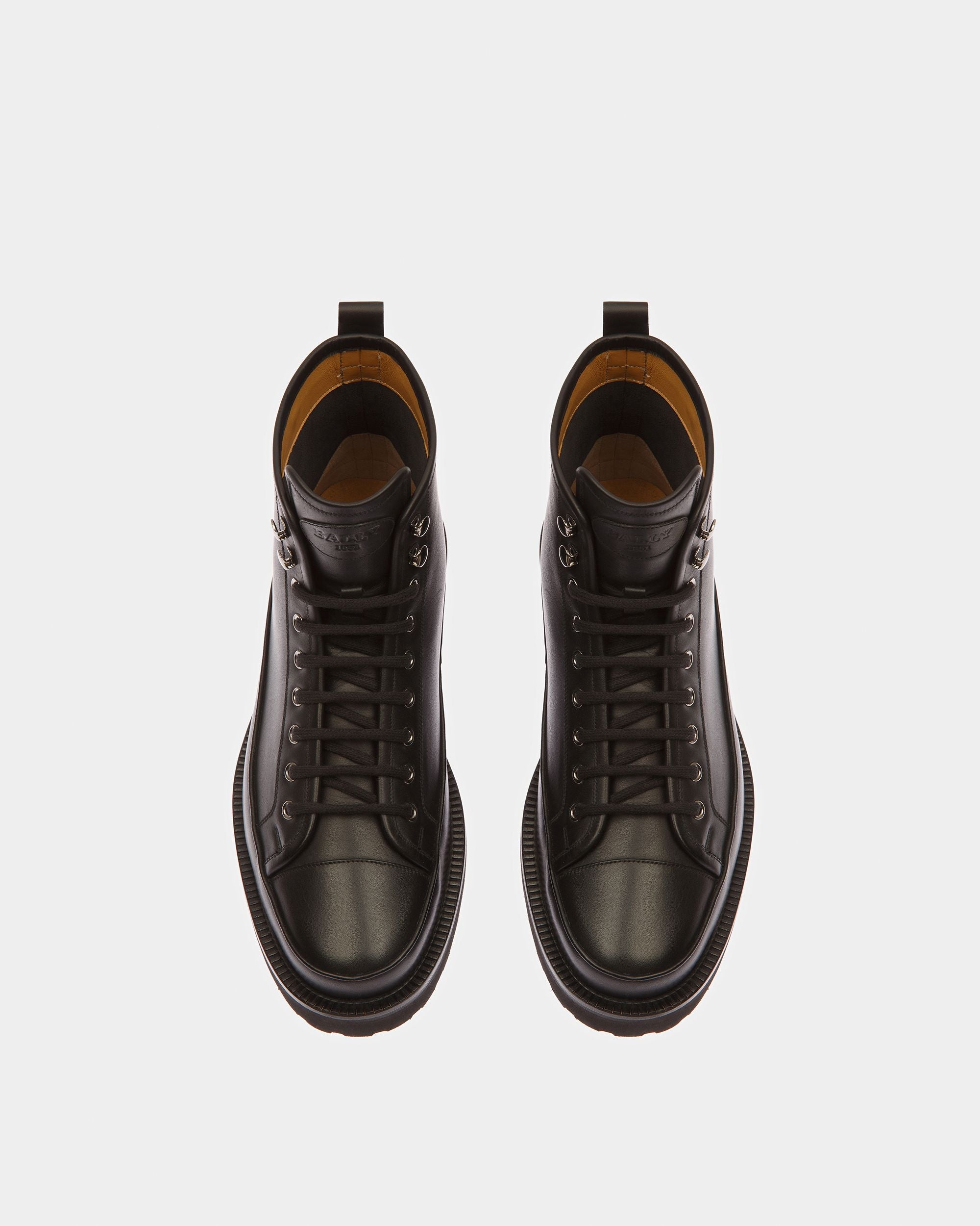 Bally Global - Nortis Leather Boots In Black - Black