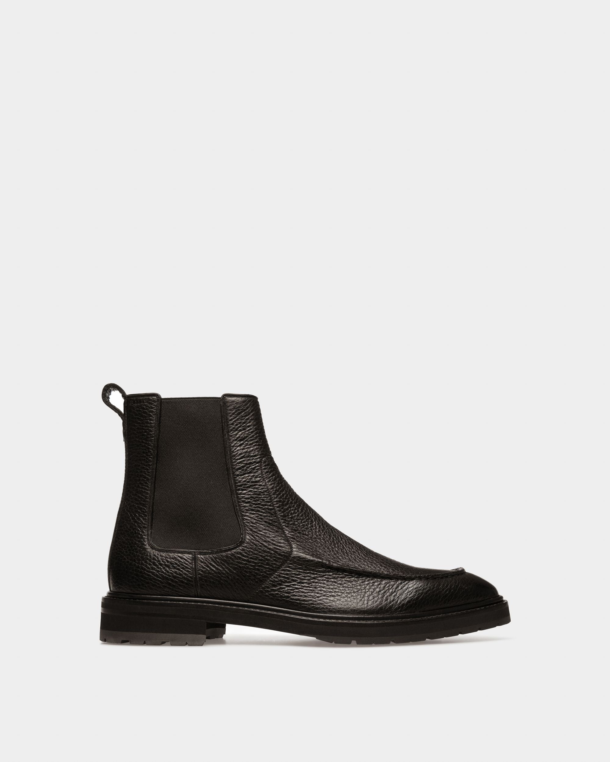 Bally Global - Mirno Botines De Piel En Negro - Negro