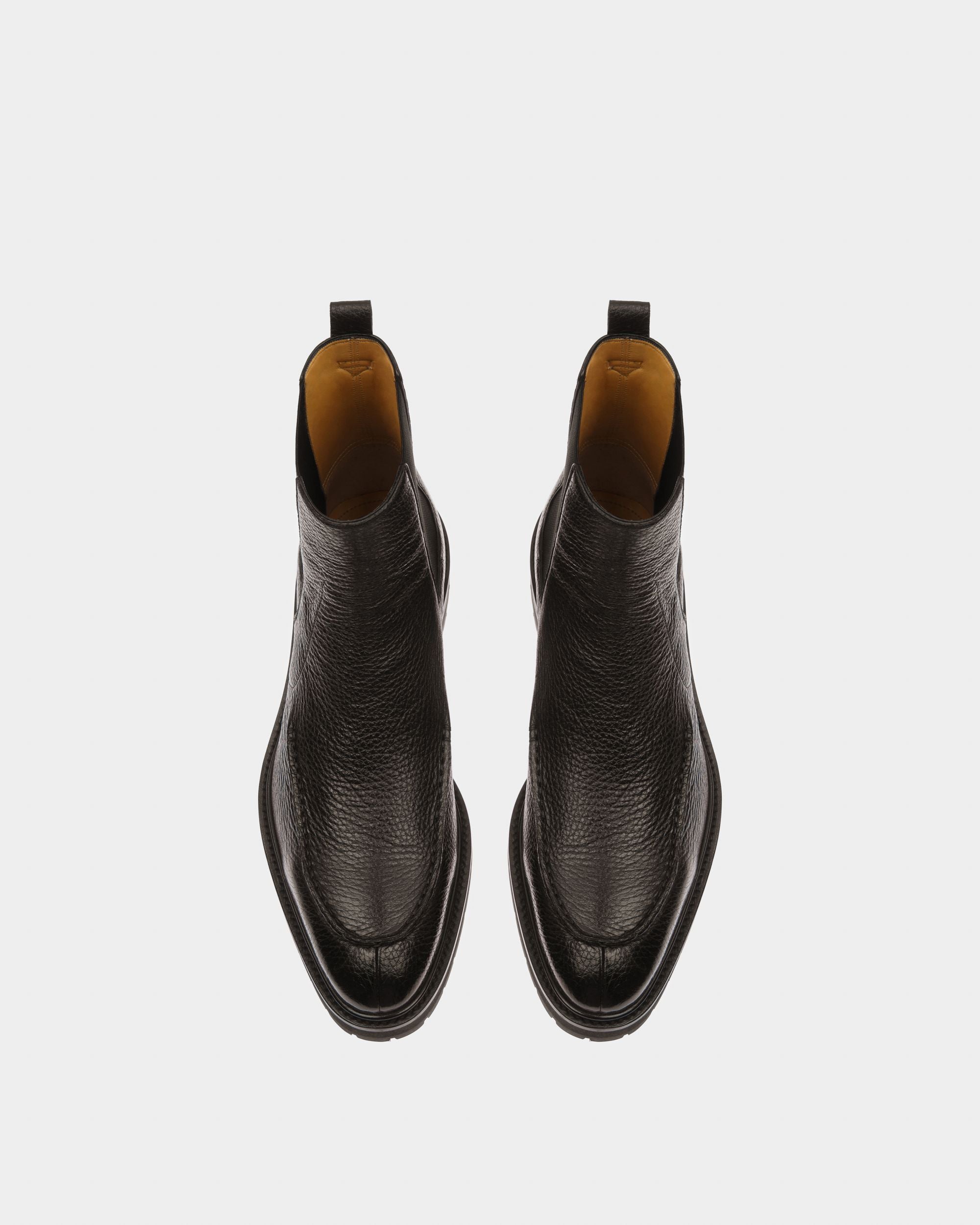 Bally Global - Mirno Botines De Piel En Negro - Negro