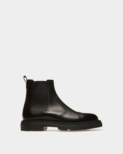 Zecron Leather Boots In Black