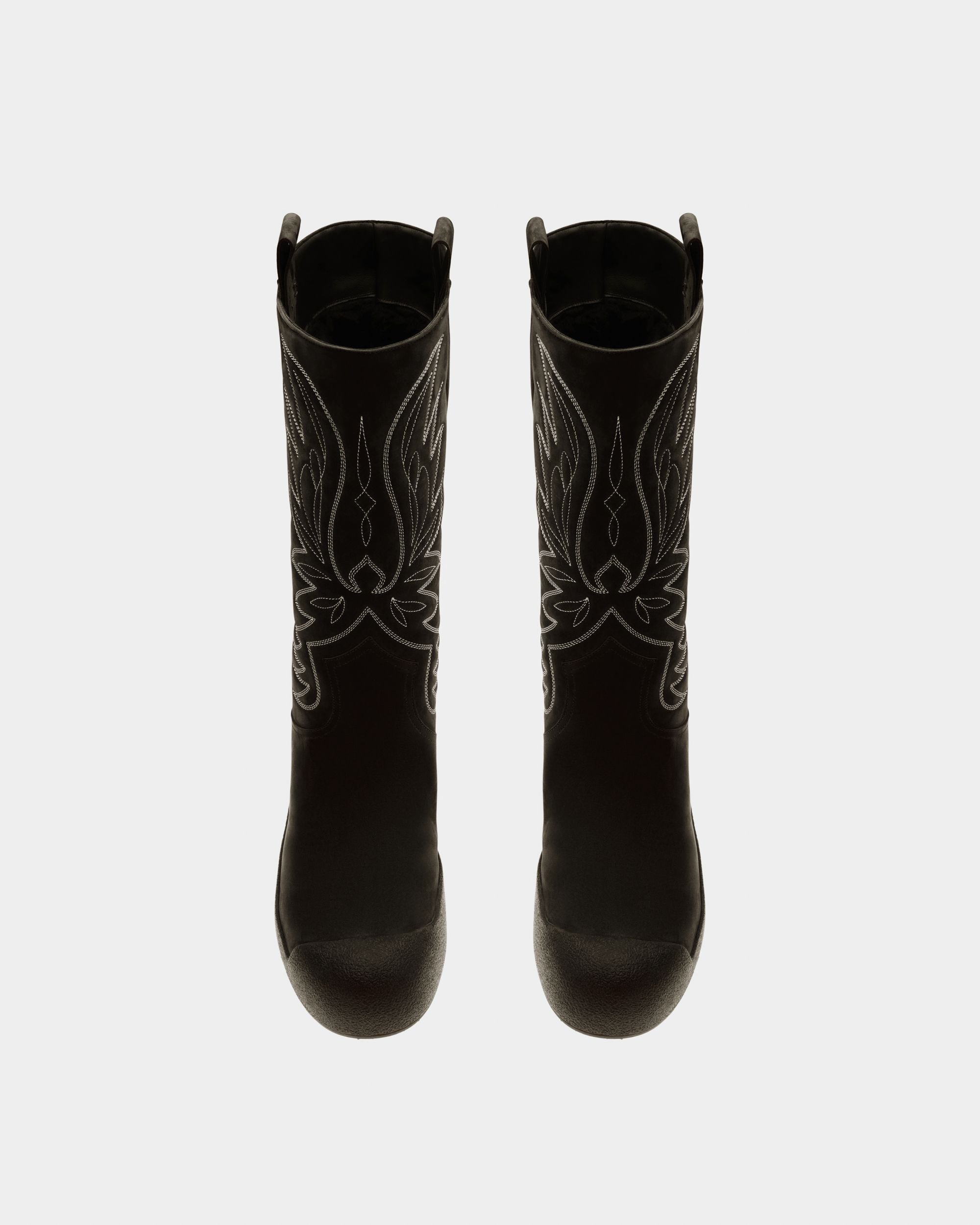Bally Global - Montana Leather Snow Boots In Black - Black