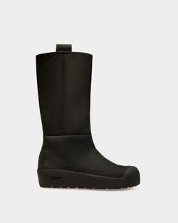 Jackson Leather Snow Boots In Black