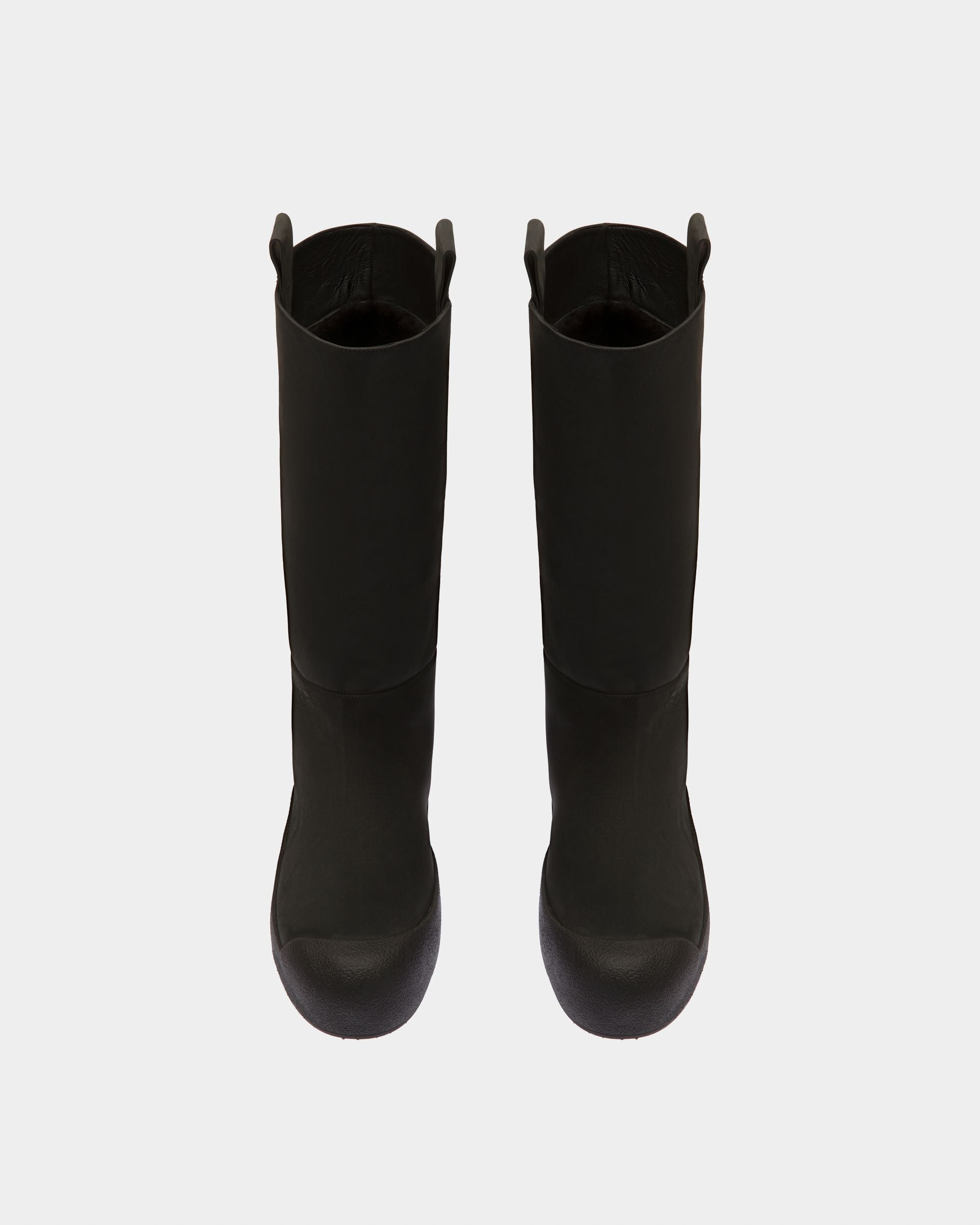 Bally Global - Jackson Leather Snow Boots In Black - Black