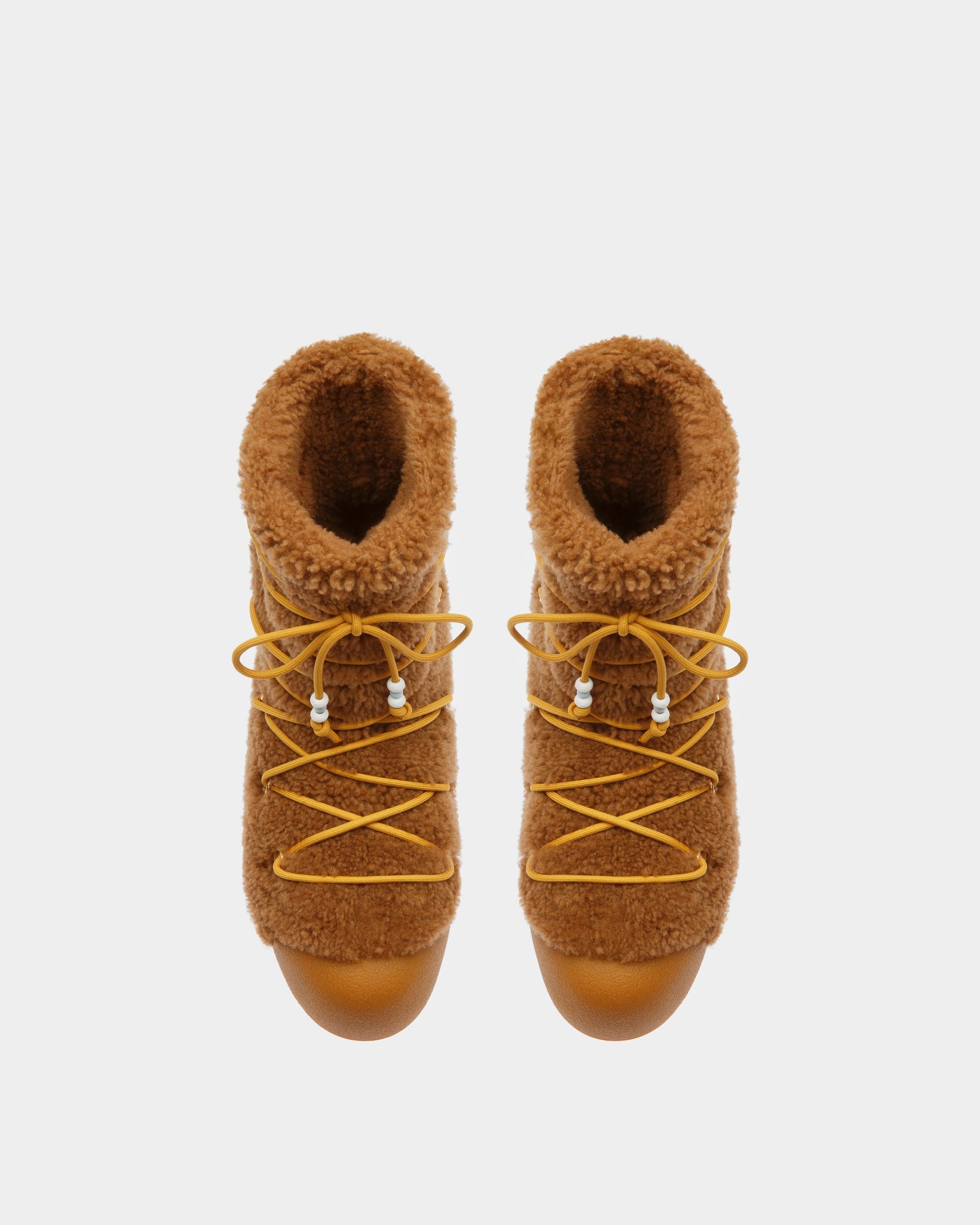 Bally Global - Corviglia Botas De Piel Para La Nieve En Cámel - Marrón