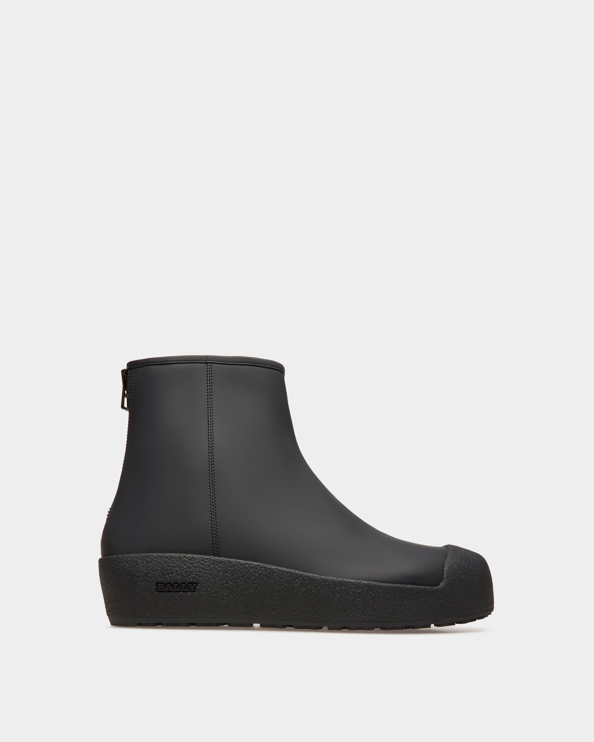 Bally Global - Bernina Botas De Piel Para La Nieve En Azul Marino - Azul
