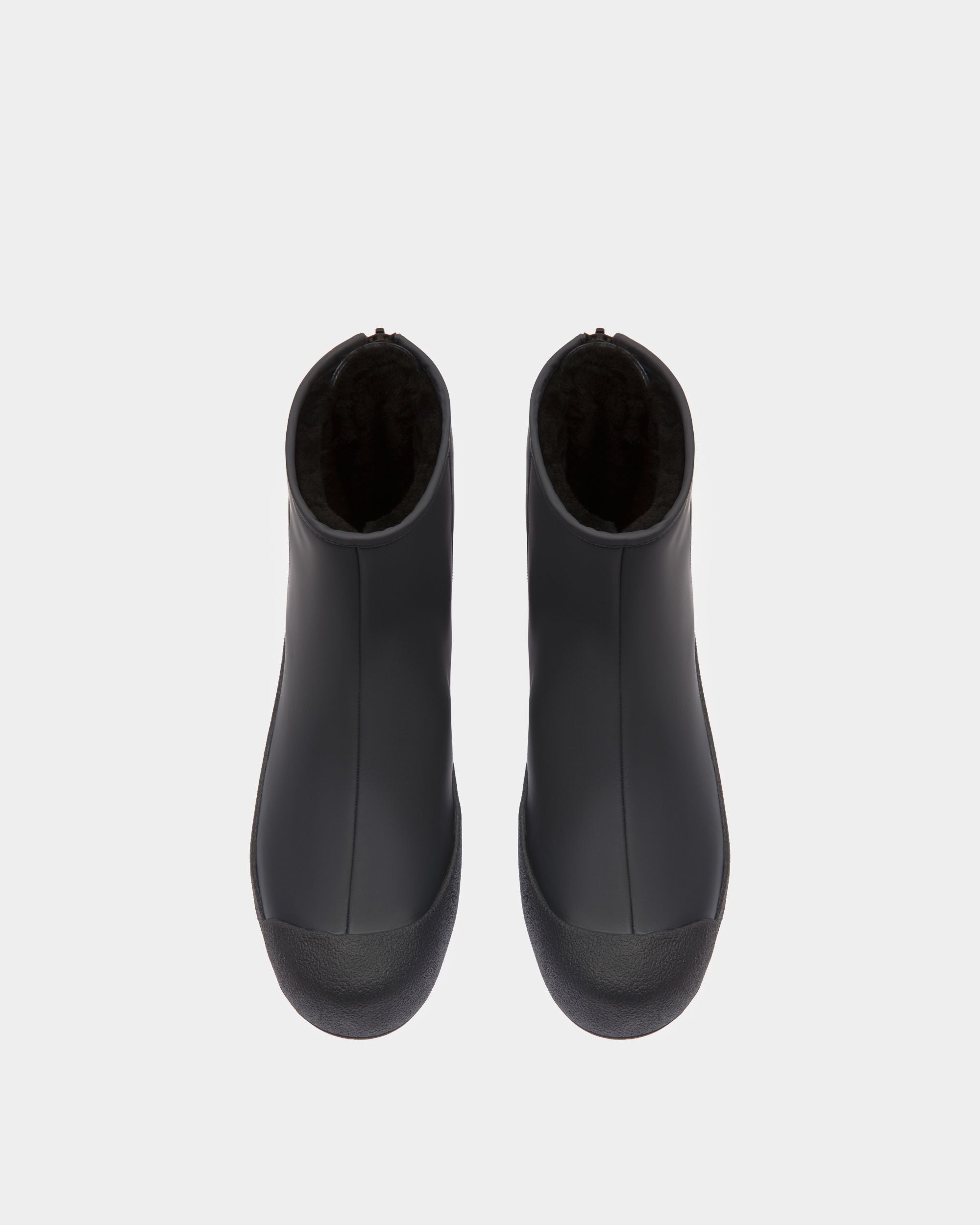 Bally Global - Bernina Botas De Piel Para La Nieve En Azul Marino - Azul