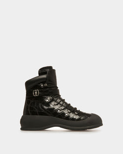 Frei Snow Boots In Black Leather