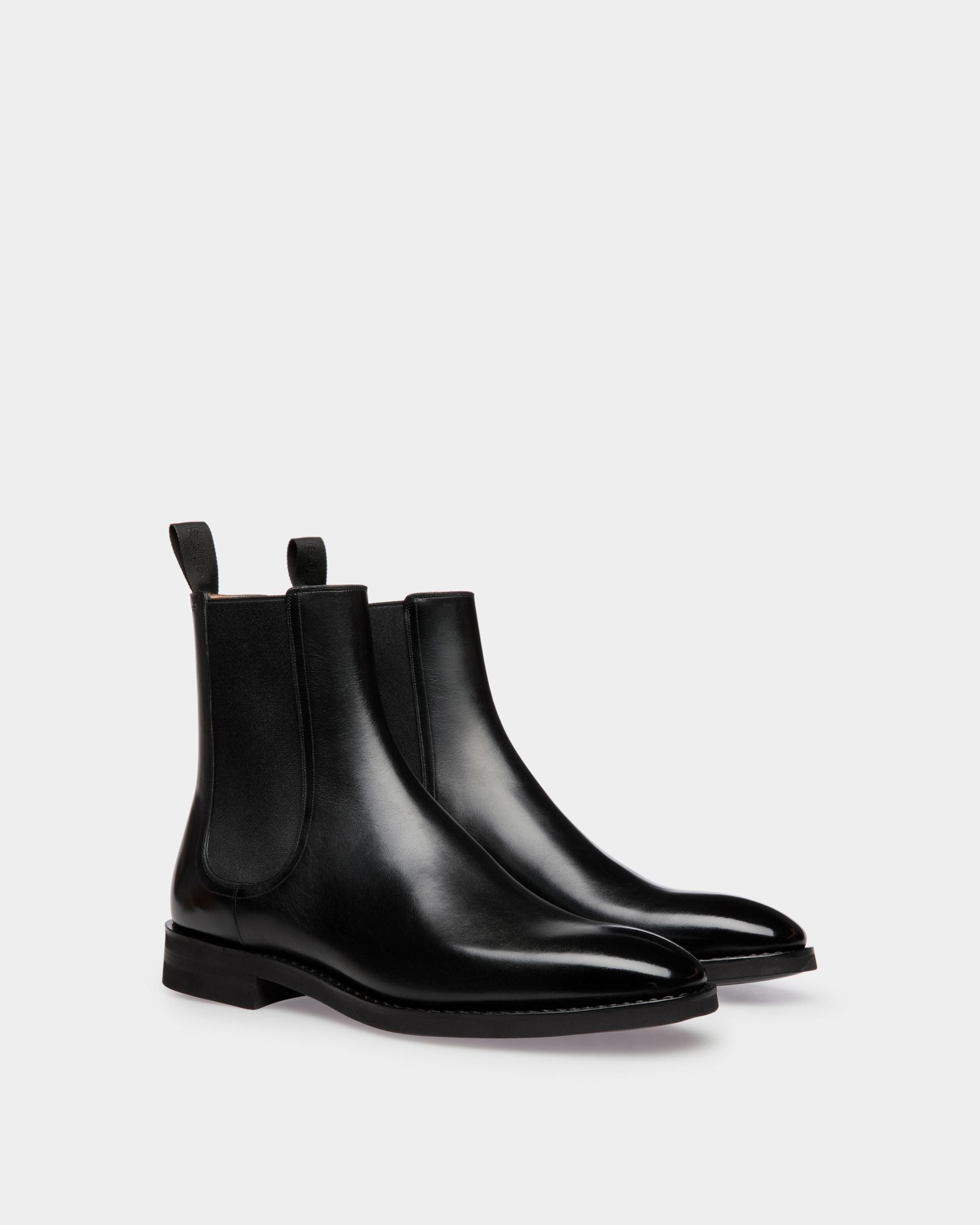 Bally Global - Scribe Boot in Black Leather - Black