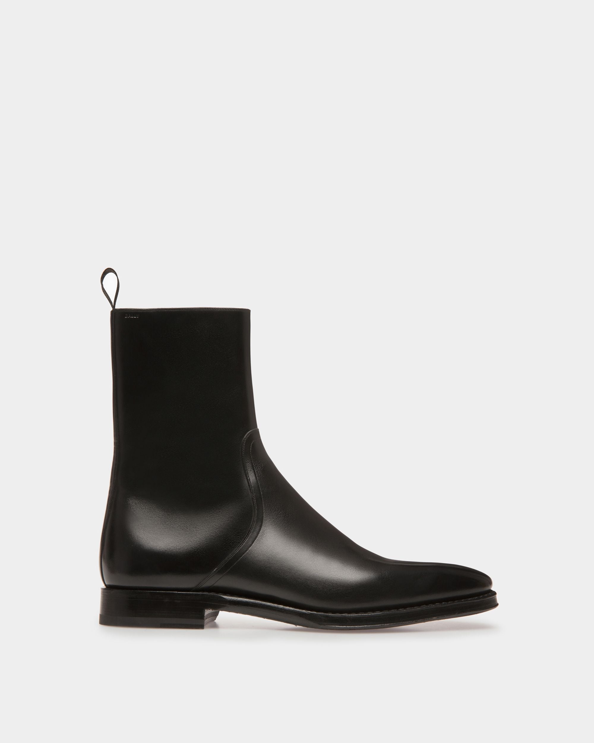 Bally Global - Scribe Booties In Black Leather - Black
