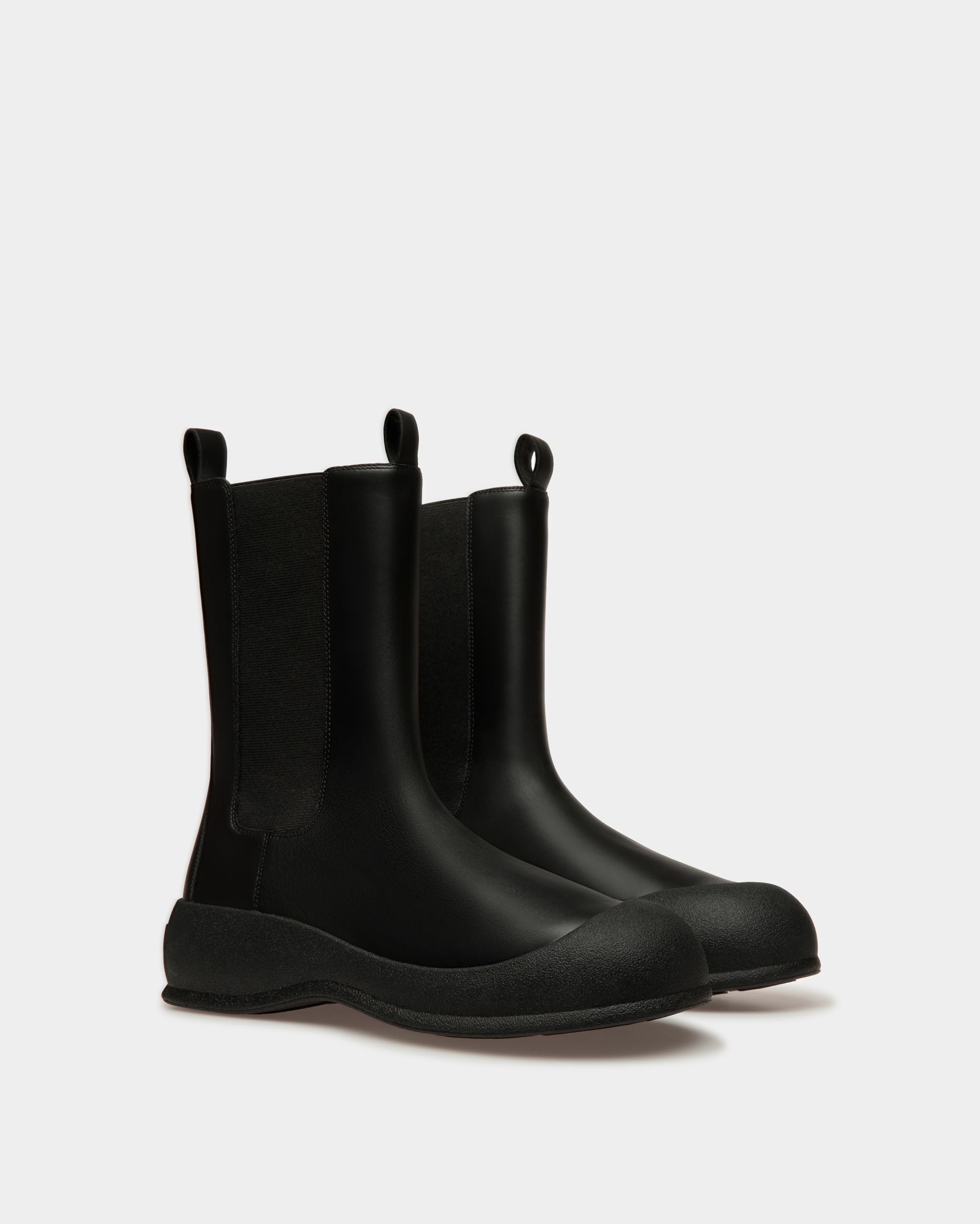 Bally Global - Frei Snow Boots In Black Leather - Black