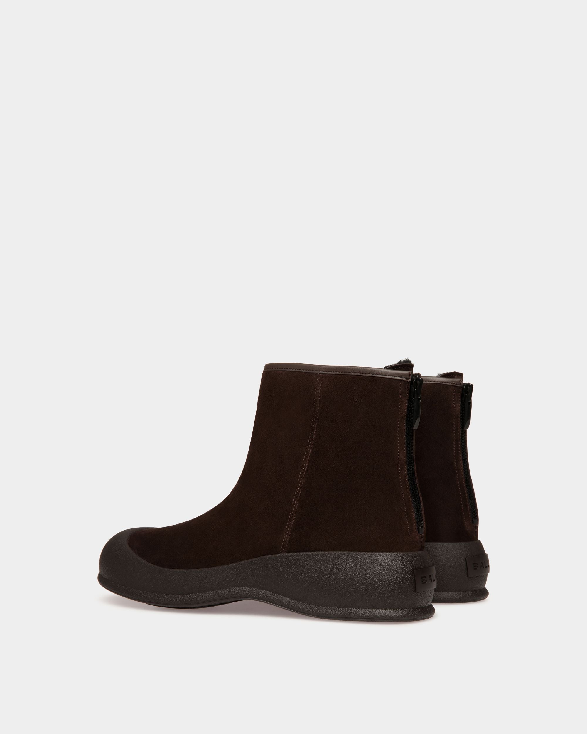 Bally Global - Frei Snow Boot in Ebano Suede - Brown