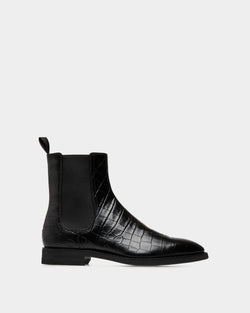 Scribe Boots In Black Leather