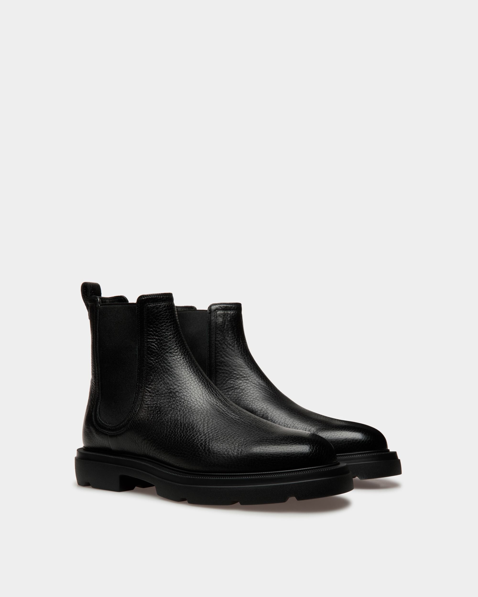 Bally Global - Botines Zurich De Piel Negra - Negro