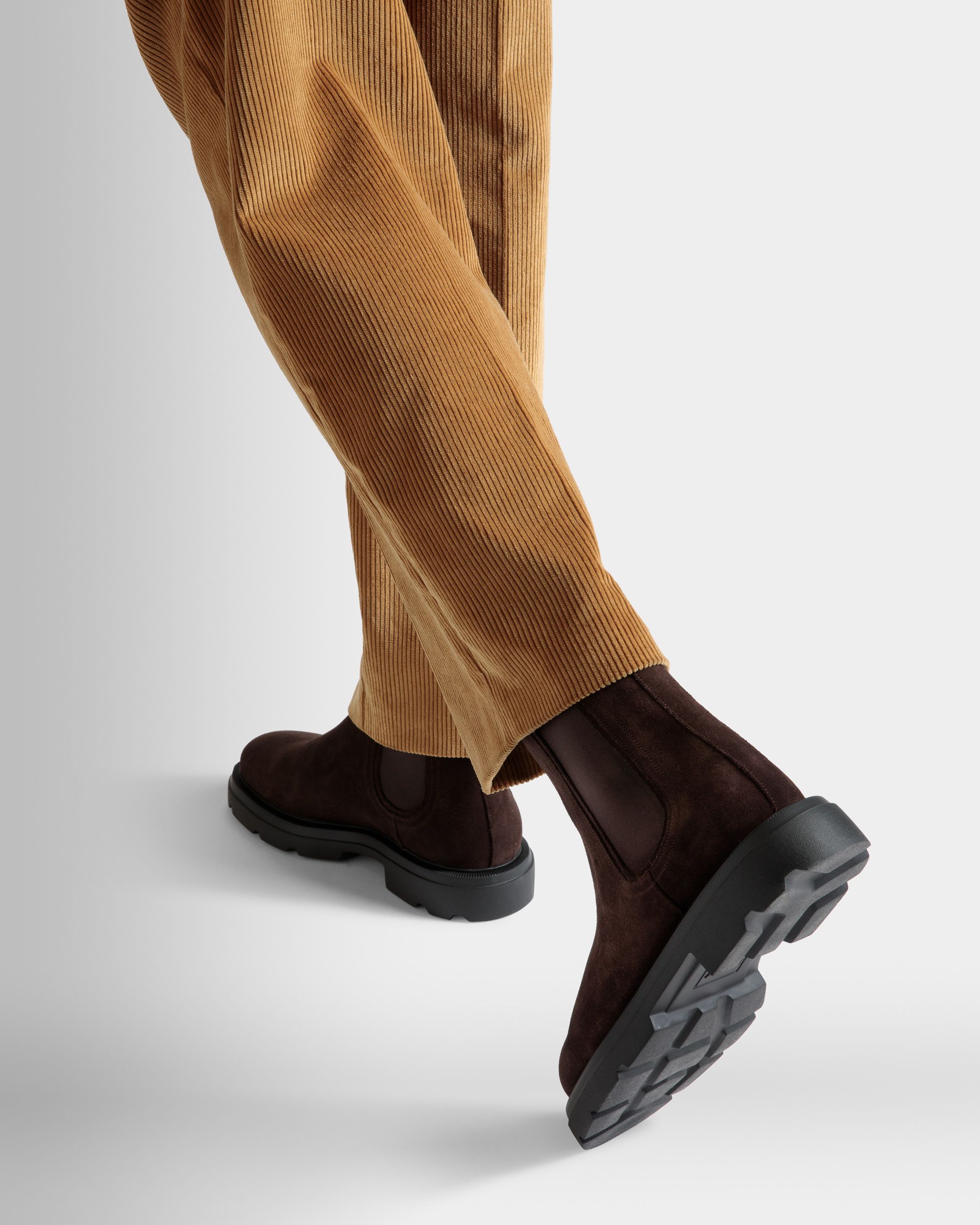 Bally Global - Zurich Booties In Brown Suede - Brown