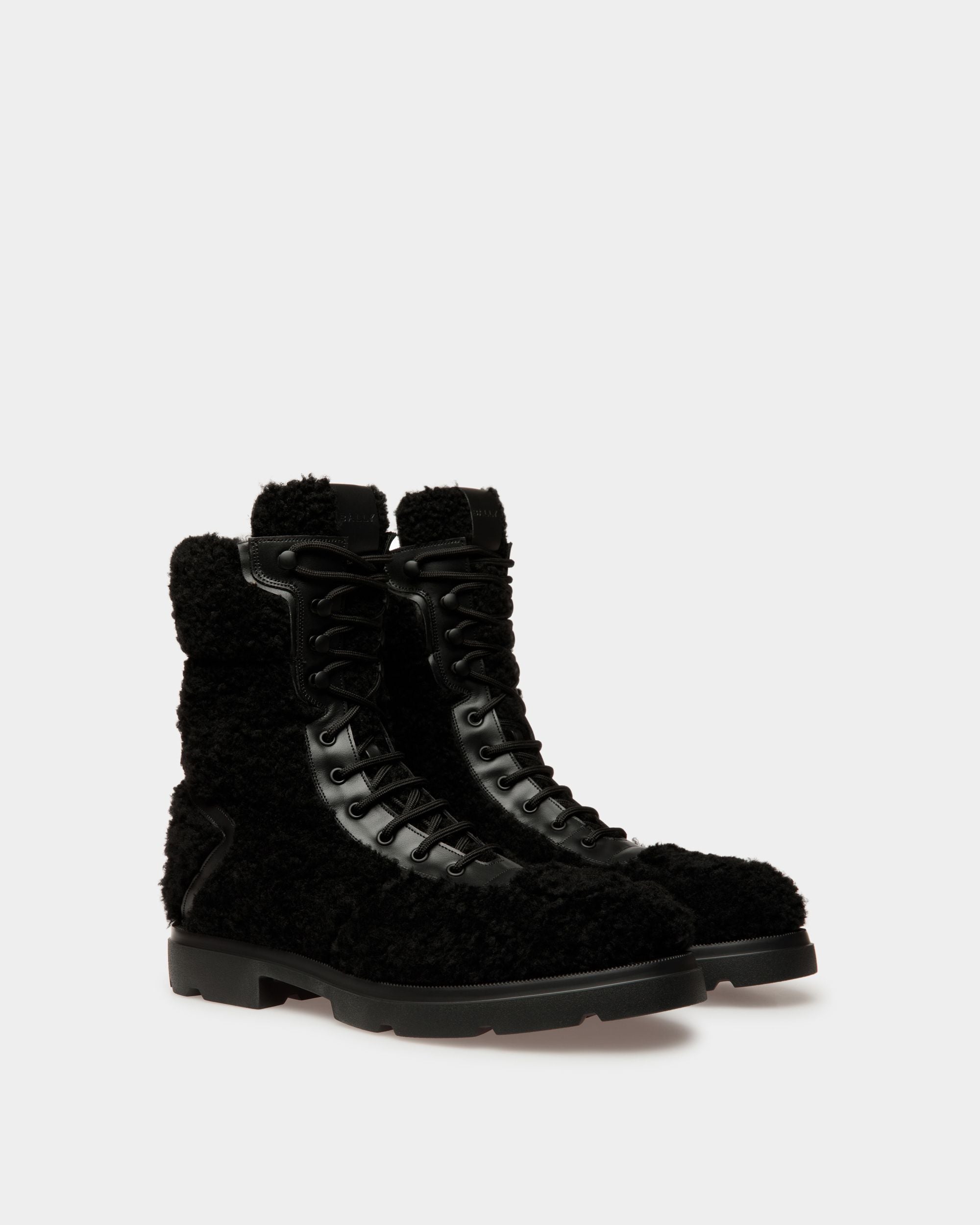 Bally Global - Enga Boots In Black Faux Fur - Black
